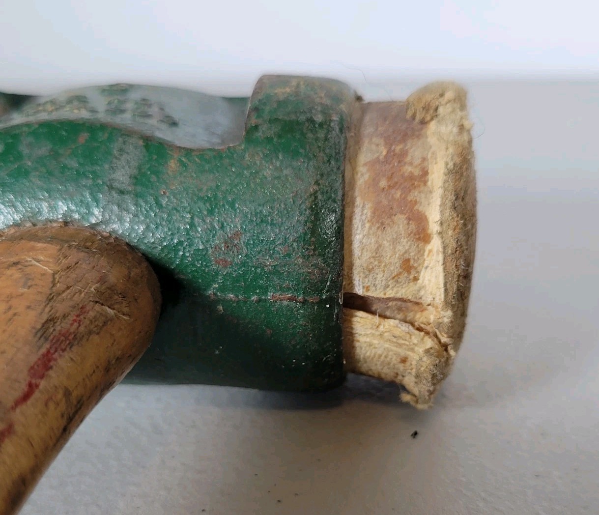 Vintage Garland Saco No. 3 Rawhide Mallet Hammer Tool Maine 12″ 2lbs 4 Ounces