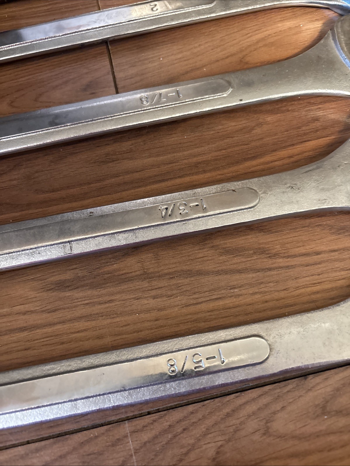 6LARGE Combination Wrench Set Heavy Duty 2”-1-7/8”-1-3/4”-1-5/8”-1-1/2”-1-3/8”