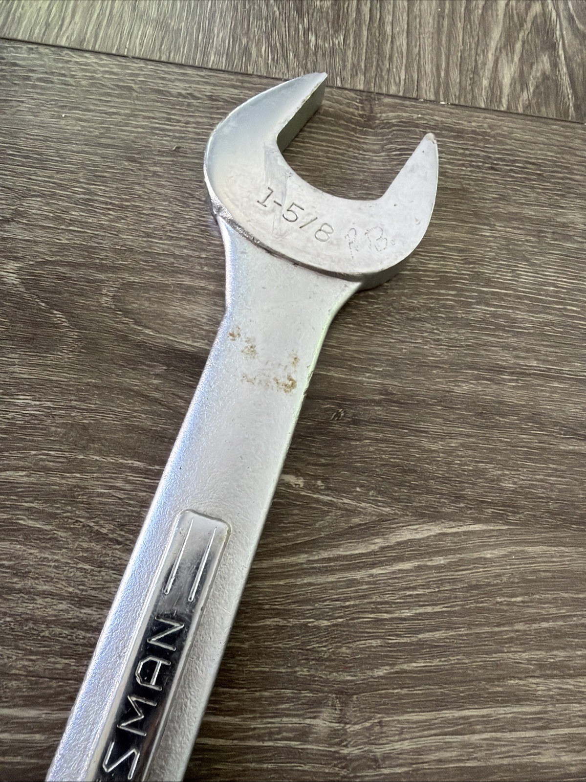 Vintage Craftsman VV 44589 1-1/2 x 1-5/8 Jumbo Open End Wrench USA