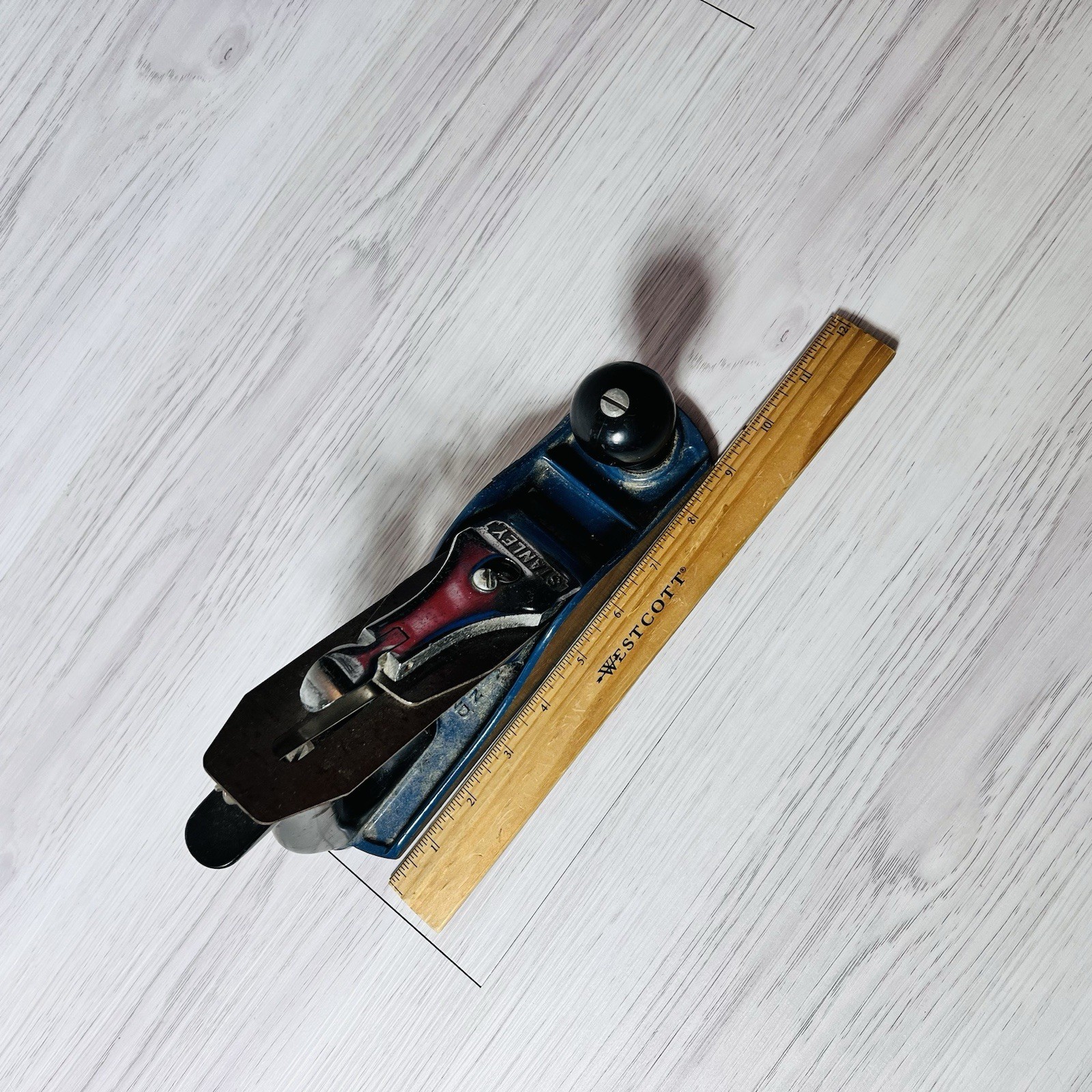 Stanley Wood Plane G12-204 Made in England Angle Shave Degree Vintage Tool 9″