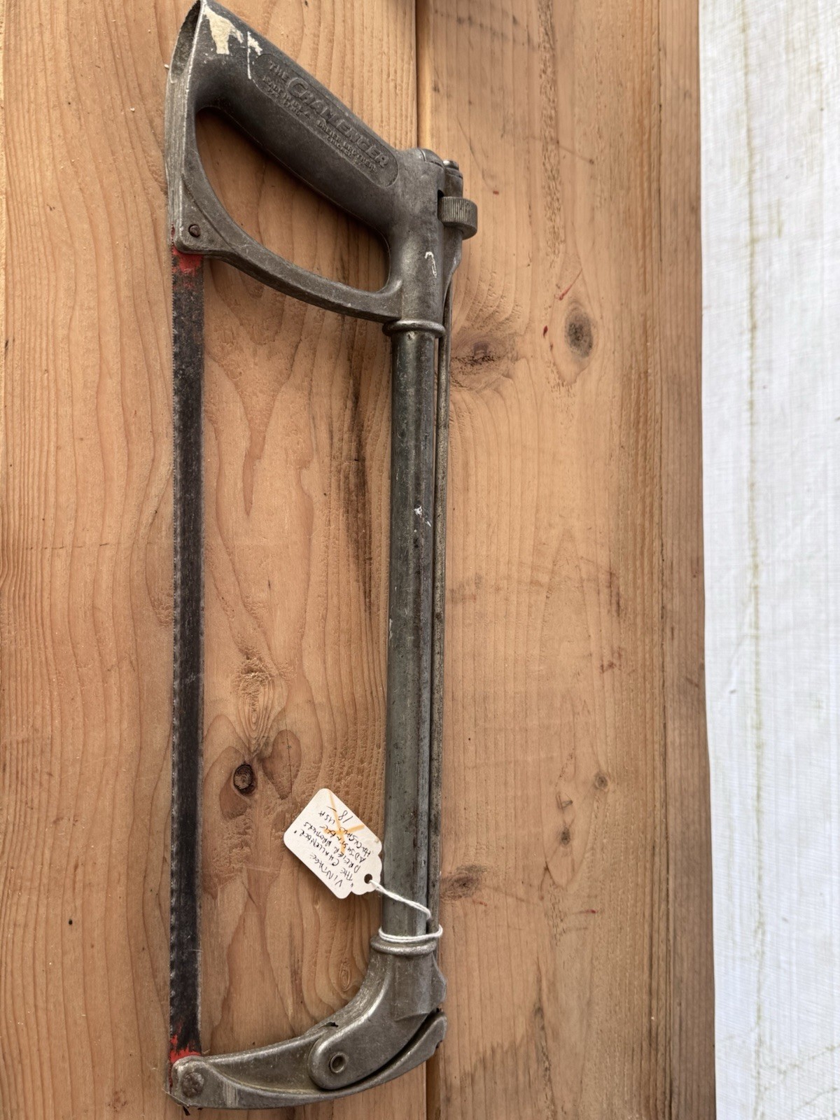 Vintage Aluminum Adjustable Challenger Hacksaw Made by the Dreier Brothers USA
