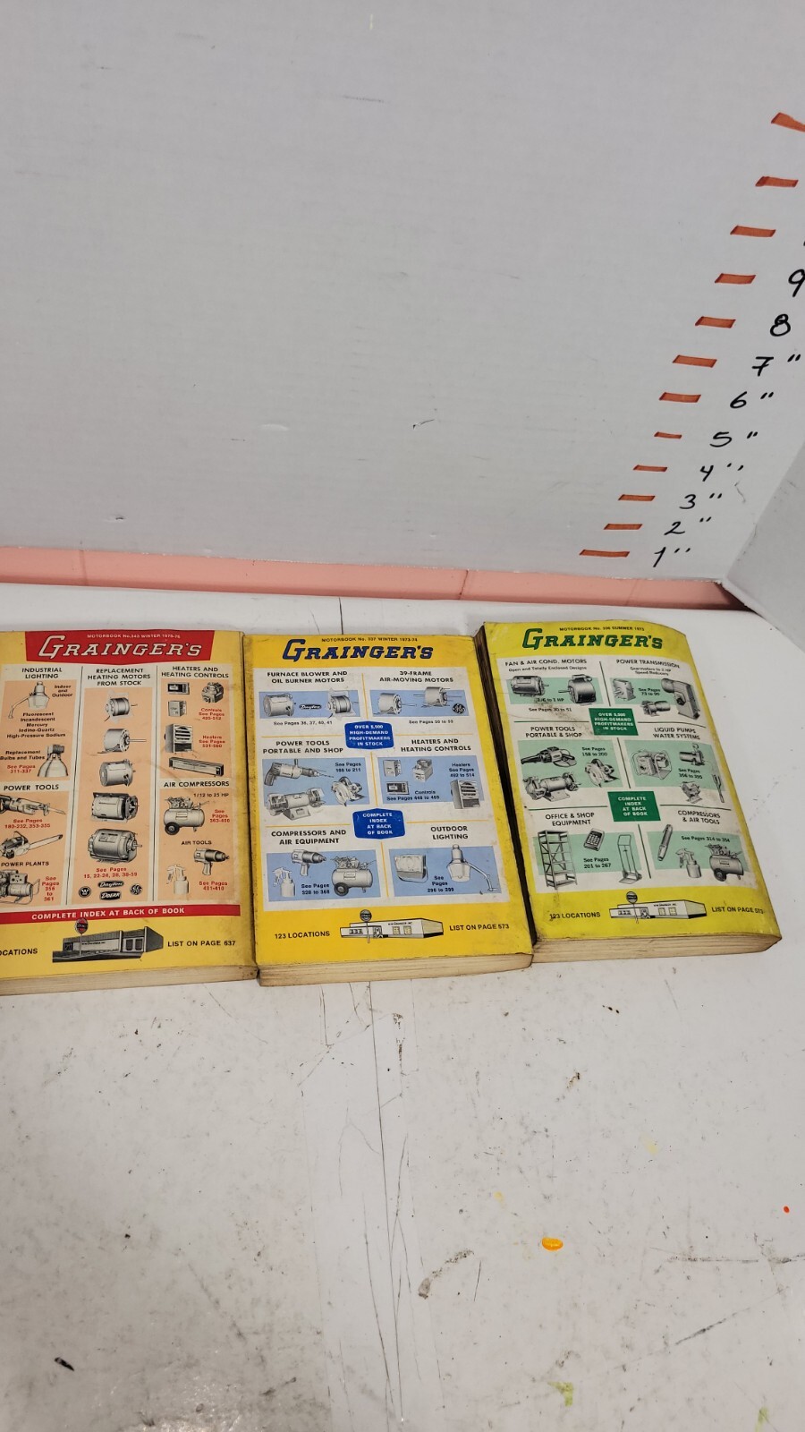 Lot Of 3 Grainger’s Net Price Motorbook Winter 1973(73-74)- 75-76 Vintage