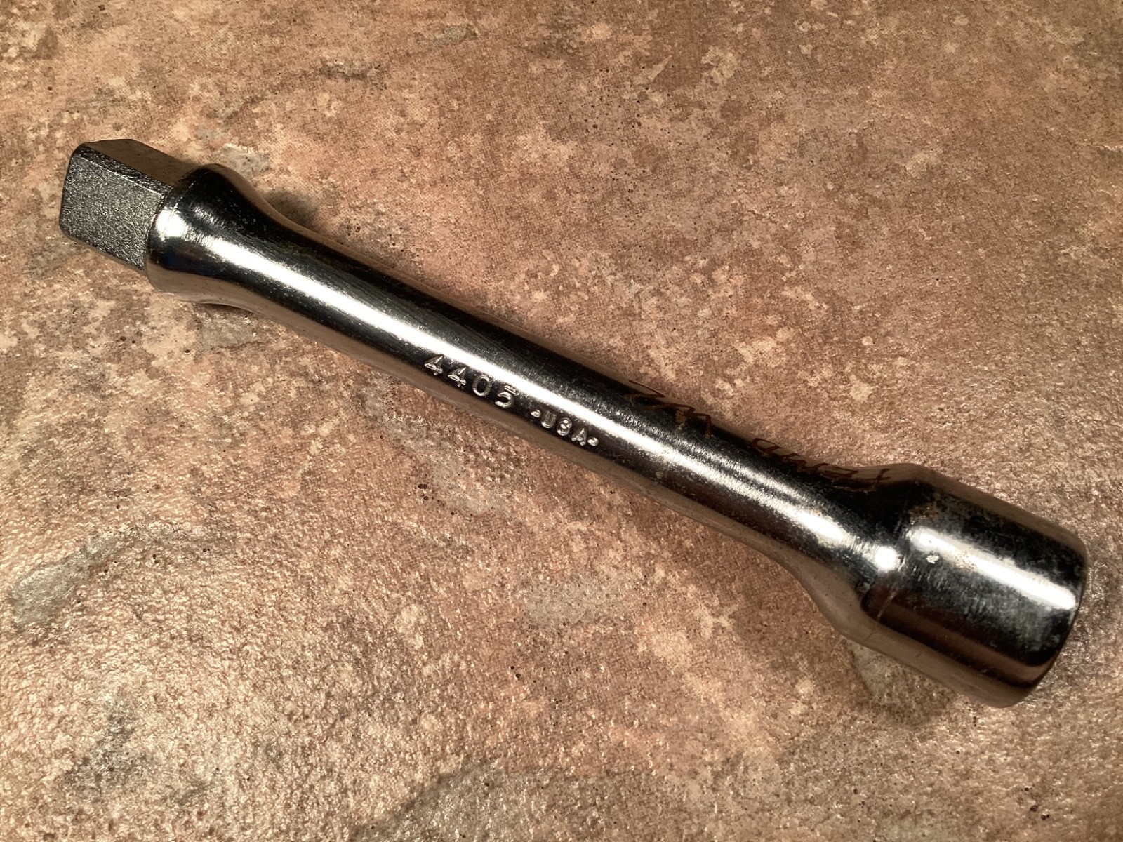 Vintage Wright Socket Extension Bar 1/2″ Drive 4405 SAE 5″ Forged Chrome VGC USA