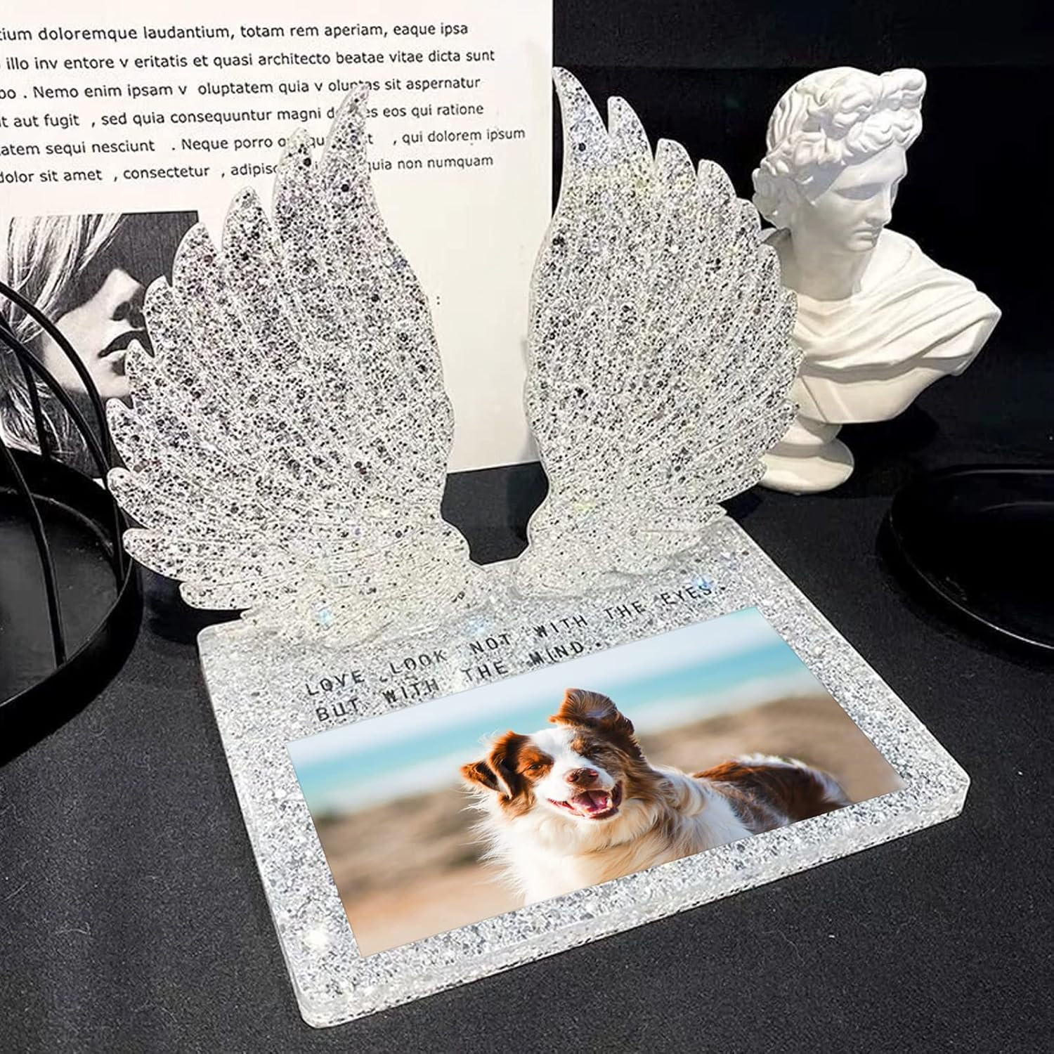 Large Square & Angel Wings Silicone Mold Set – for DIY Resin Coasters, Memorial