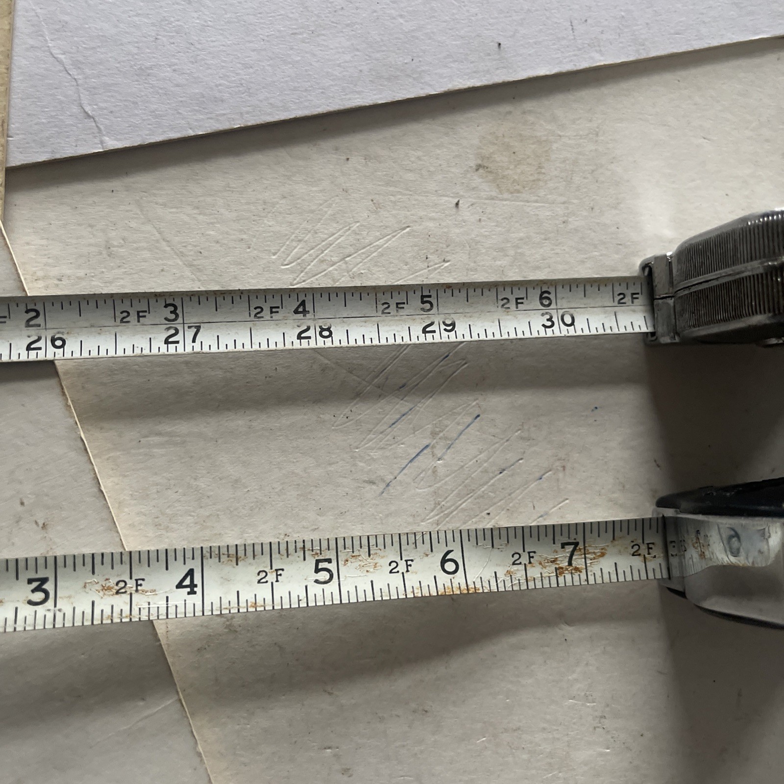 Vintage Stanley Chesterman Sixty-Six Retractic TapeMeasure & Evan’s power tape