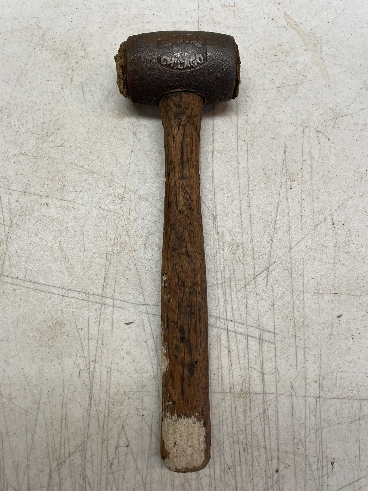 Vintage Signode Chicago Rawhide Mallet USA