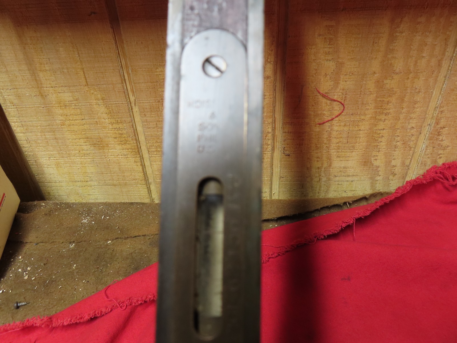 Vtg Disston 24″ Wood level,Fully Brass Bound,Pat 1912,USA~AVG/GD🤠DL1.15.26R