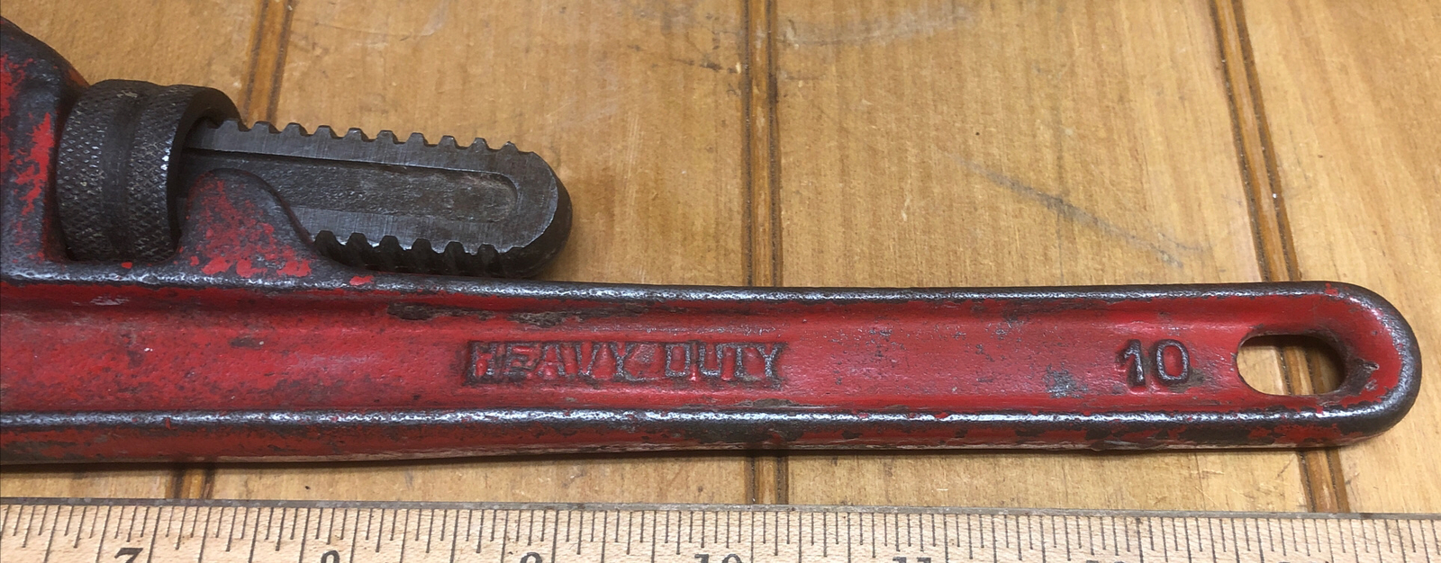 Vintage Heavy Duly 10” Pipe Wrench West Germany Old Plumbers Tool