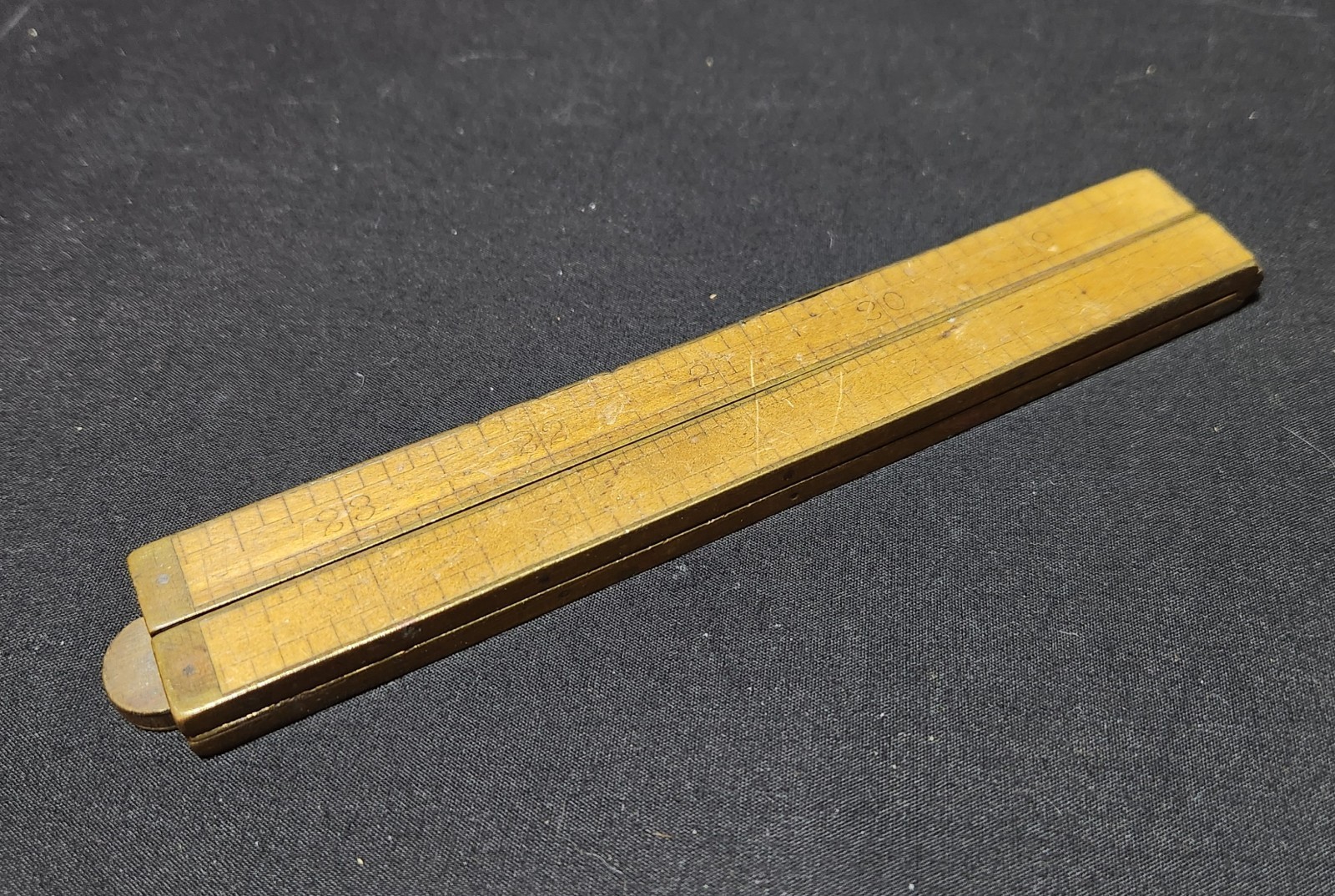 Vintage Stanley SW No.62 24 Inch Folding Wooden Ruler