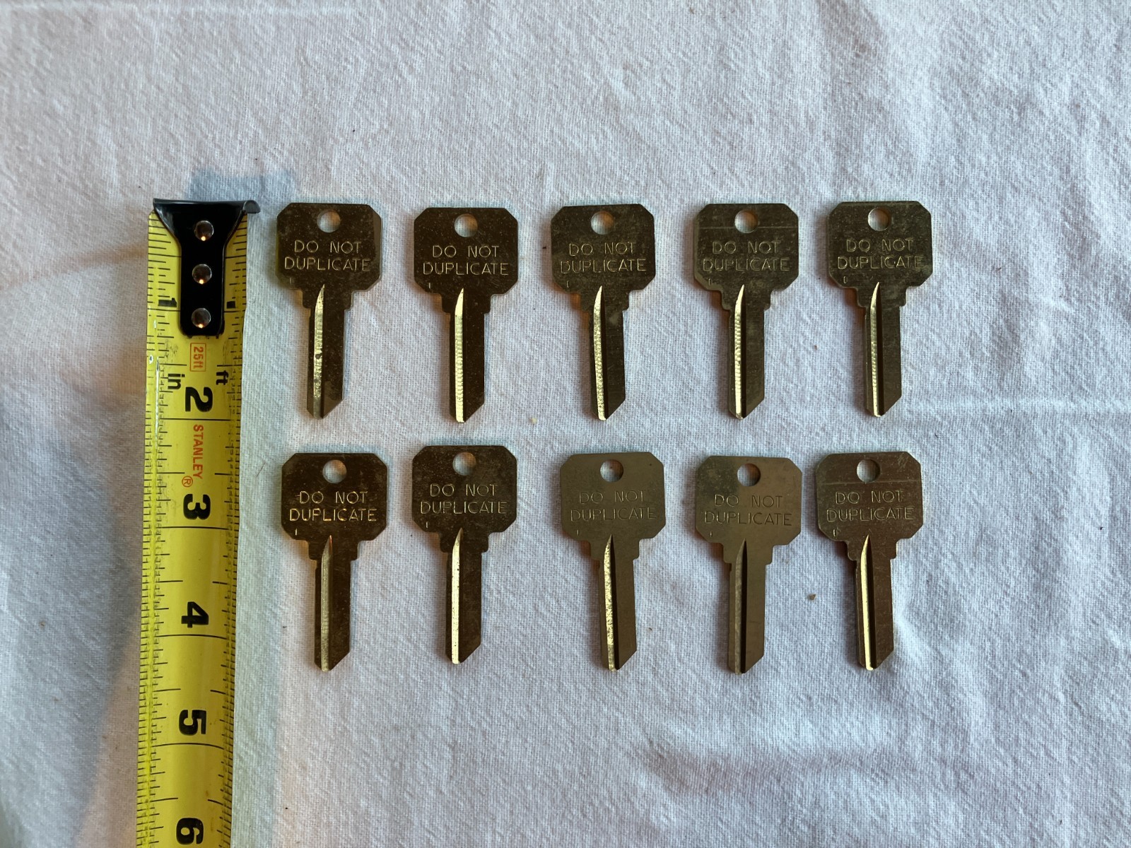 ILCO Schlage 1145-HNNS SC1 DND Key Blank, Do Not Duplicate, Nickel Silver