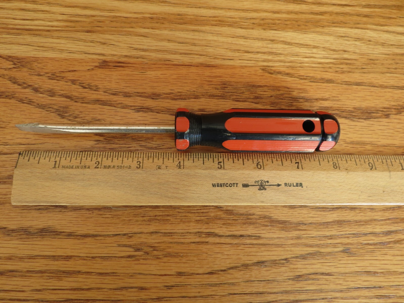 Stanley USA Flat Head Screwdriver Handman 63-364 7.75 In Vintage