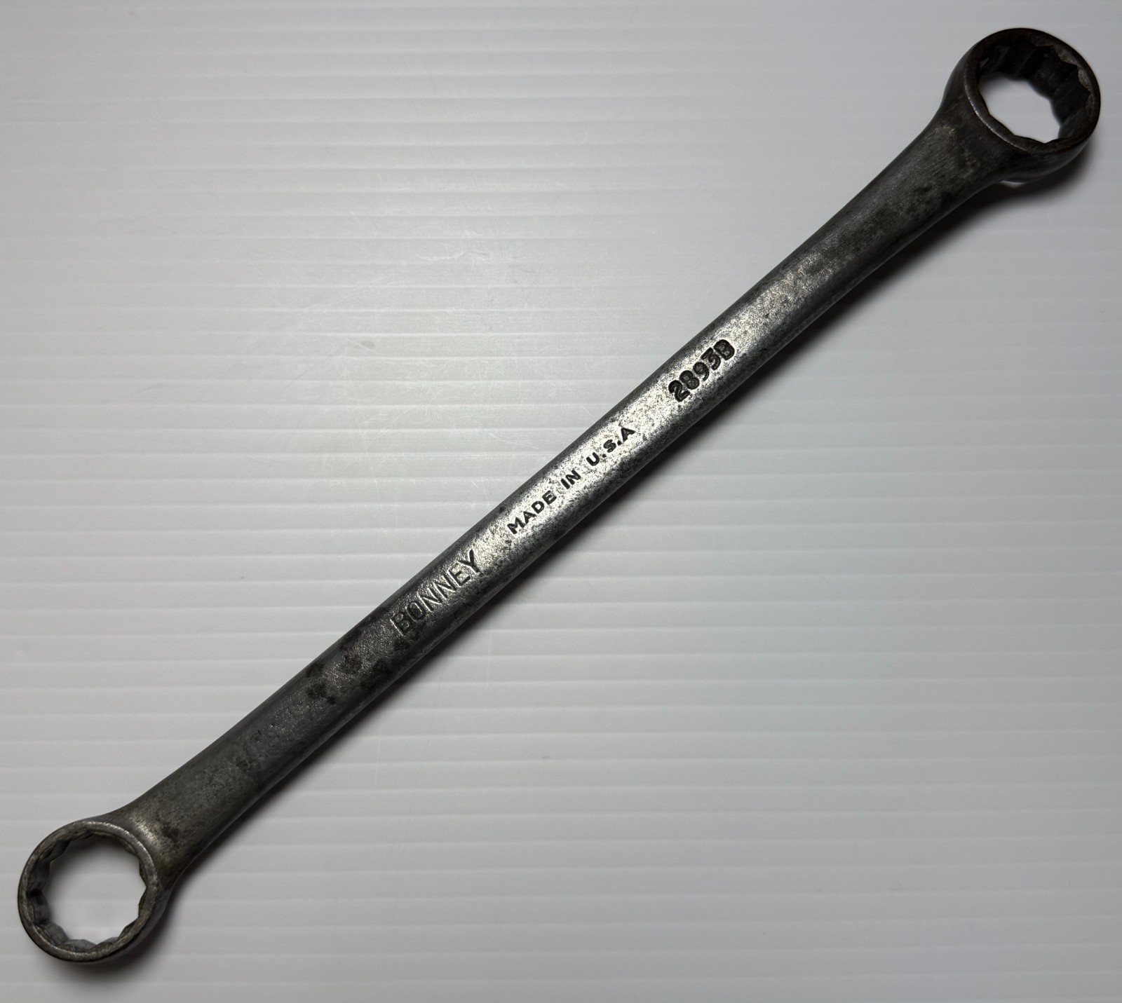 Vintage Bonney Tools 2893B Double Box End Wrench 3/4″ x 7/8″ – 12 Point USA