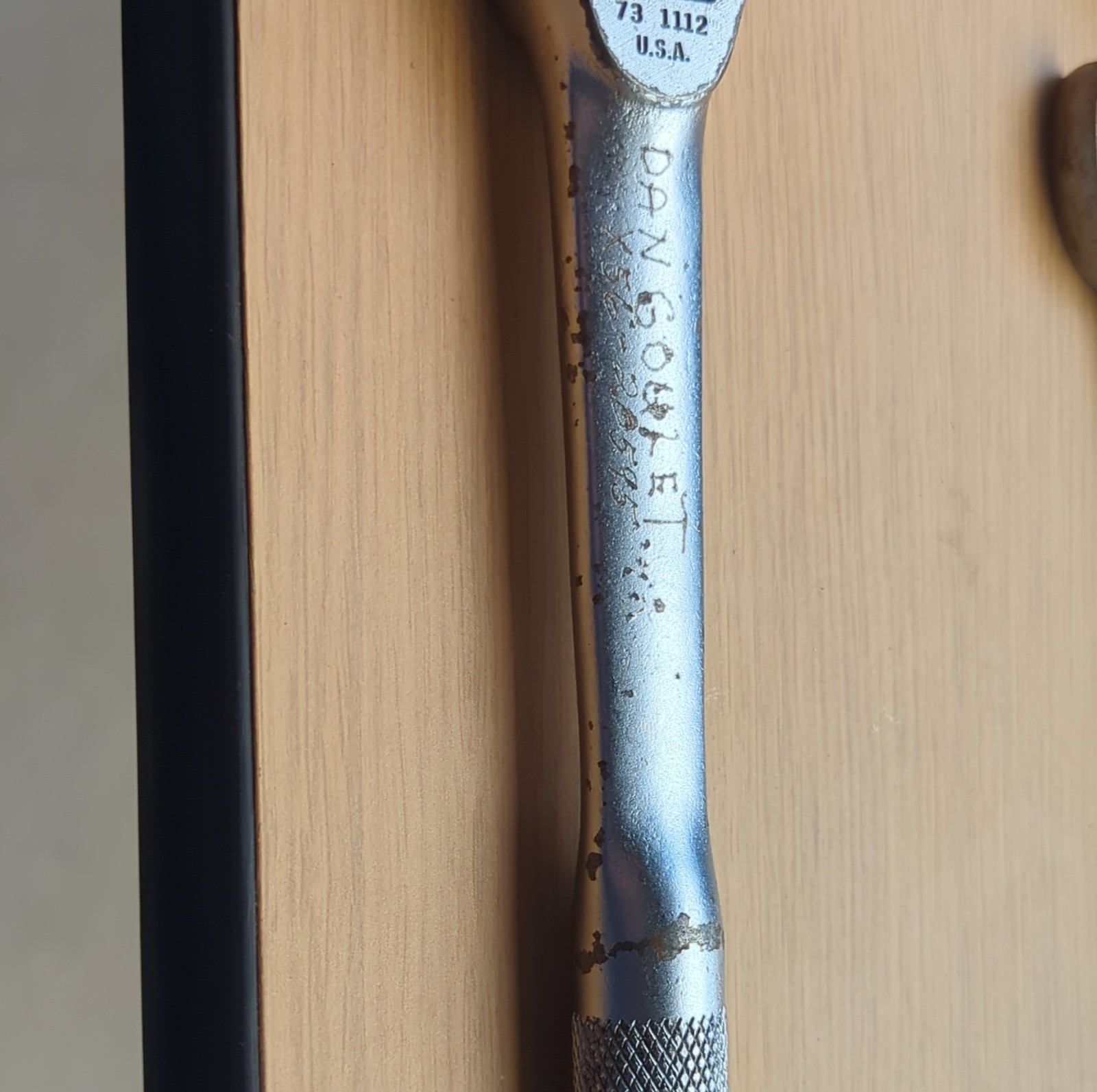 1/2 Drive Collectable Rachet From EASCO. Used. Made In USA Vintage Tool.