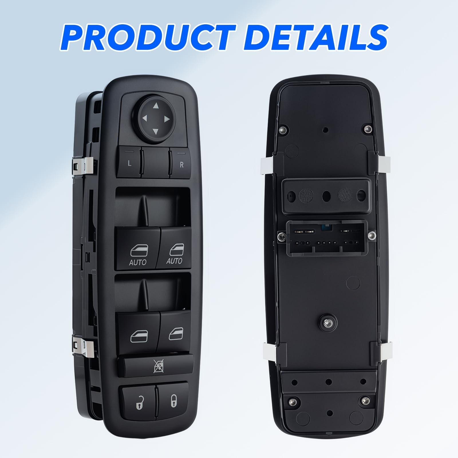 Driver Side Power Window Switch 1 Pack 2011-2019 Dodge Charger