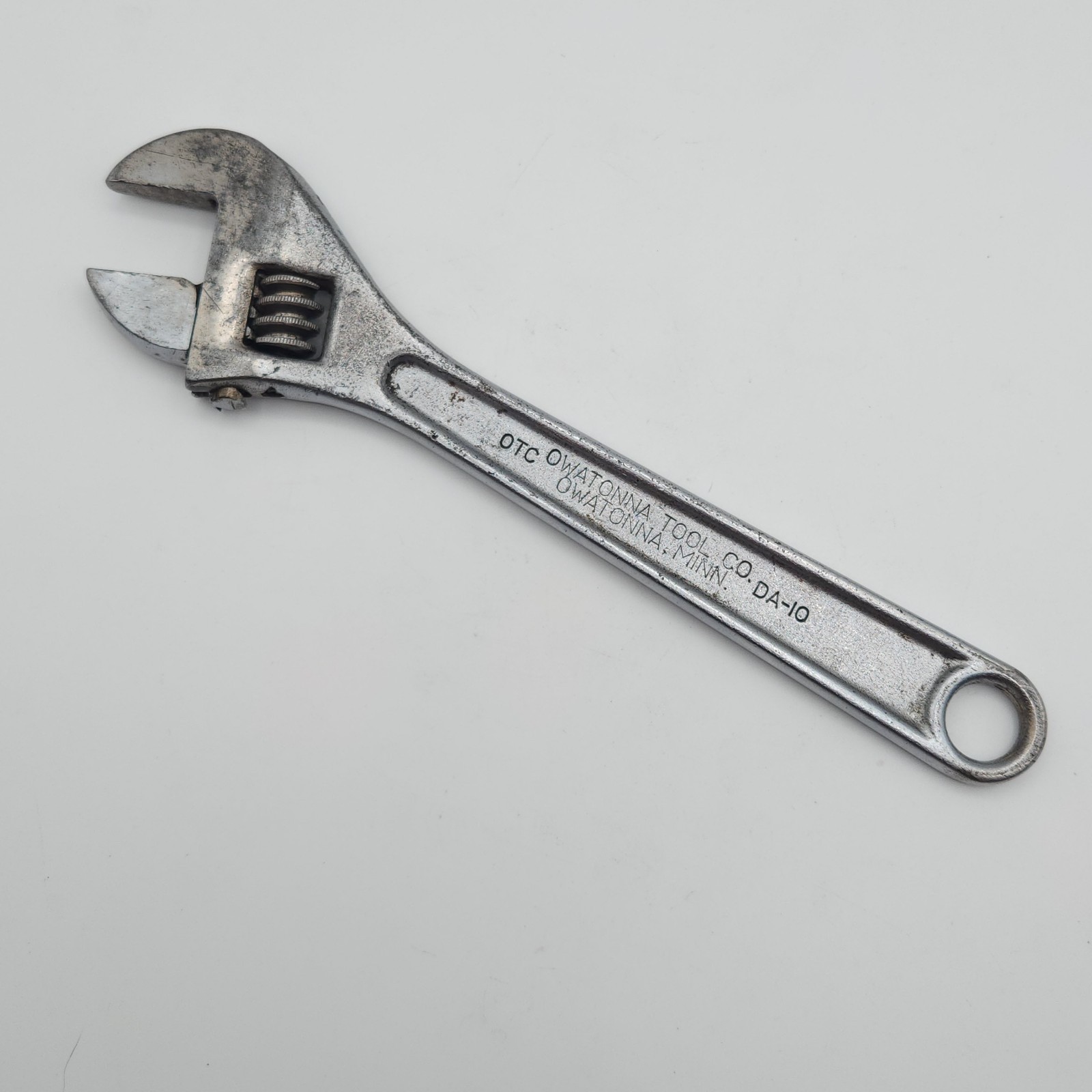 Vintage OTC Owatonna Tool Adjustable Wrench 10″ DA-10 Made in USA Forged Steel