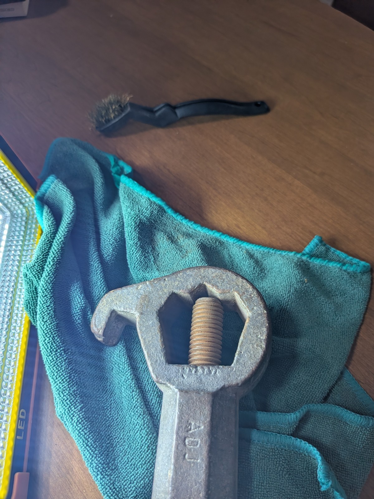 Vintage American Darling Adjustable Fire Hydrant Wrench Utility Water Works Tool
