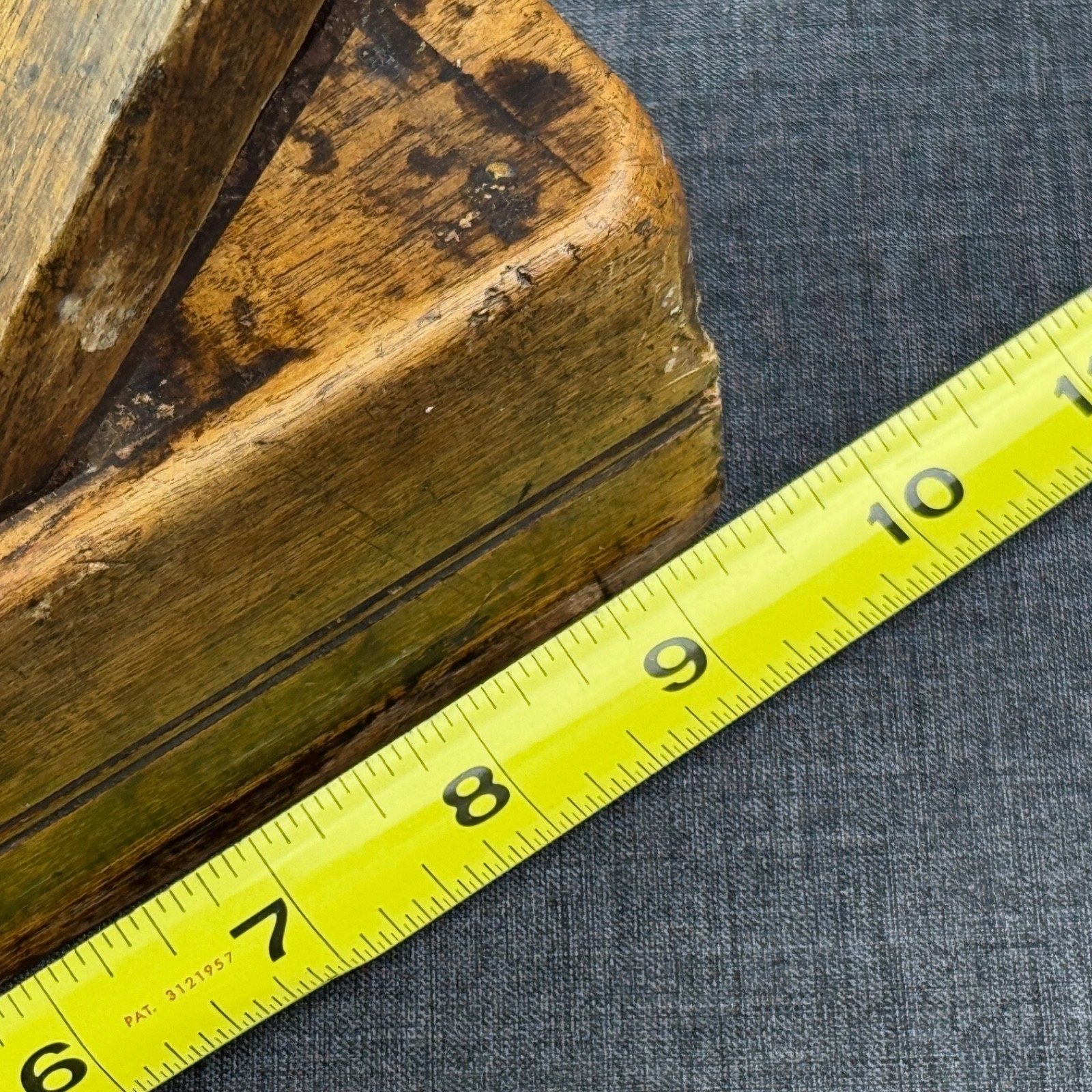 Antique Wooden Hand Plane 1858 Kirschen Werkzeuge Germany Wilhelm Schmitt & Co.