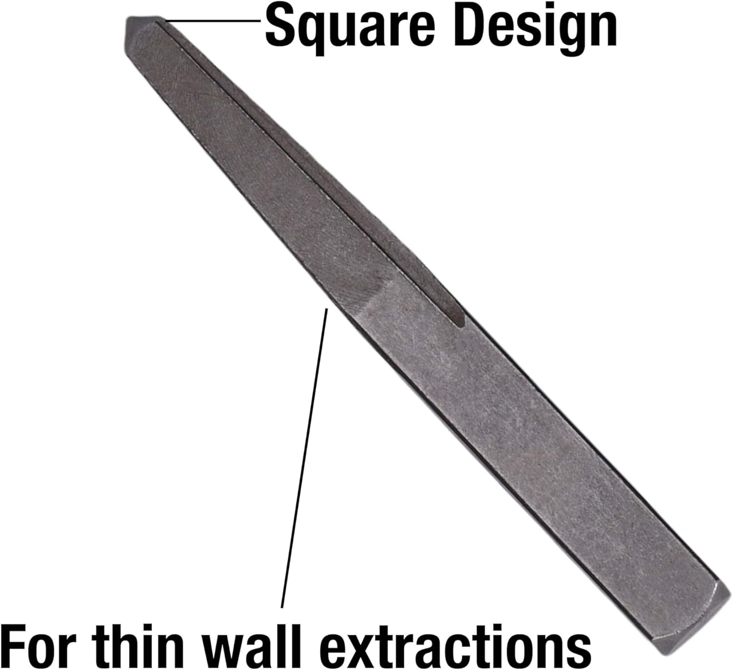 73201 Square Flute Screw Extractor, #1 | .18″ Shank, 2-5/16″ Overall Length