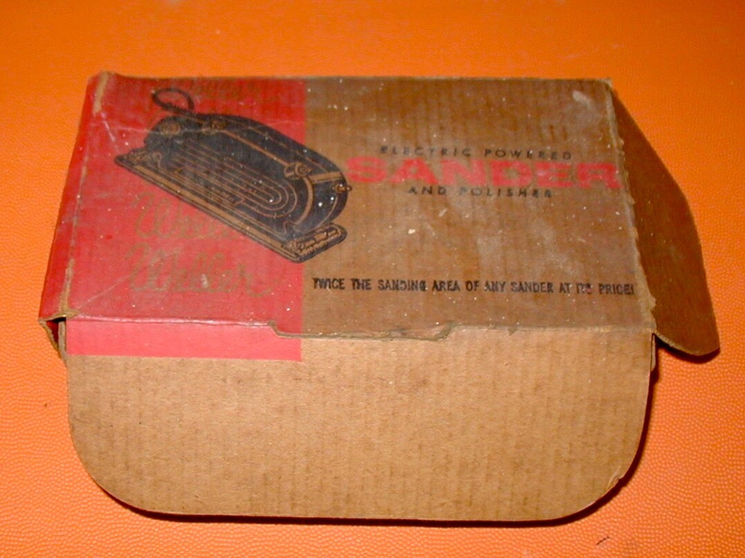 Weller vintage electric sander and polisher in original box