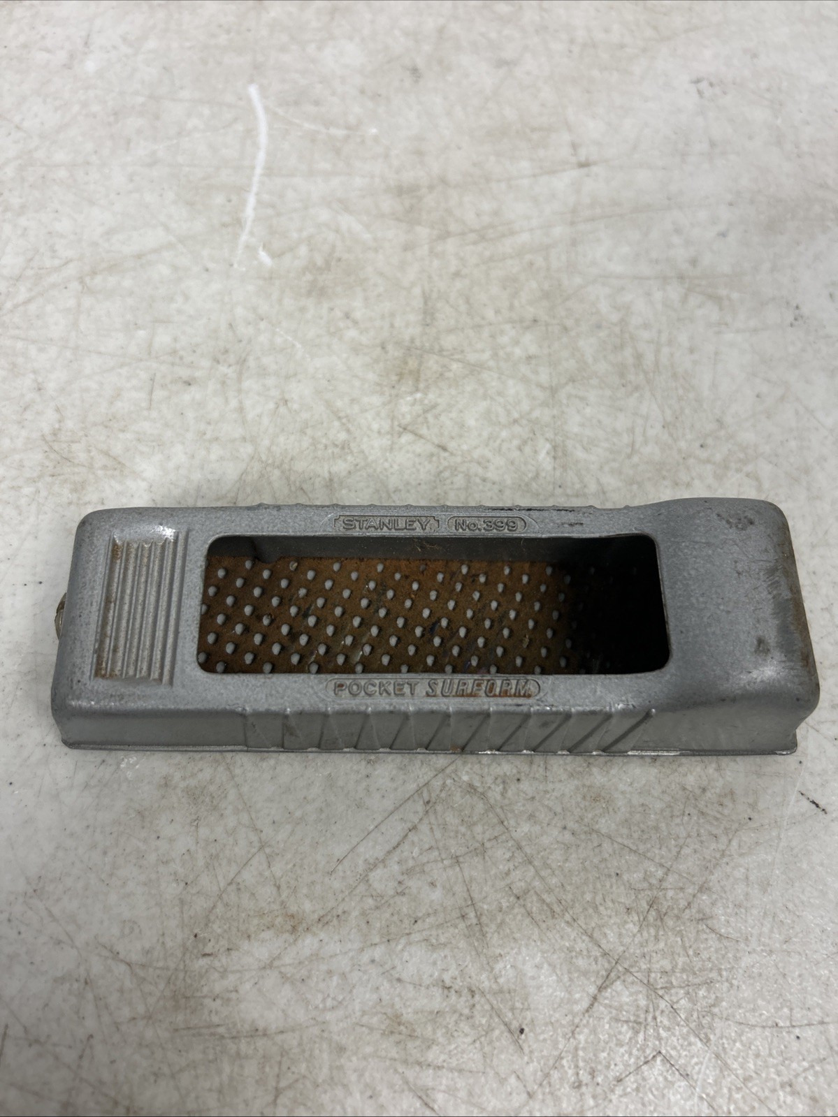 Vintage Stanley No. 399 Pocket Surform Pocket Plane Rasp File 5 1/2″ 60’s