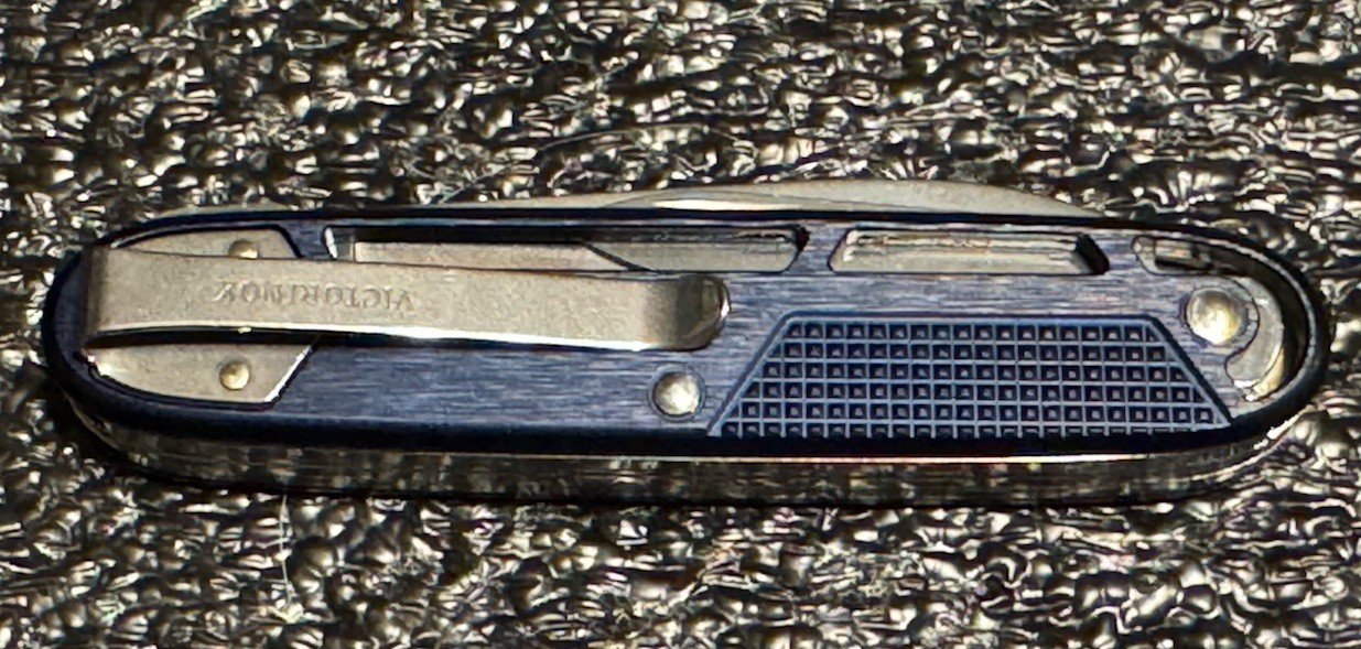 Victorinox Blue Synergy X Alox Refined 93mm Swiss Army Lock Blade Pocket Clip
