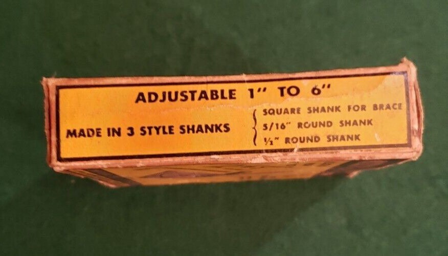 VINTAGE GENERAL PAWWOOD CIRCLE CUTTER NO.5-C 1/2″ ROUND SHANK ADJUSTS TO 1-6″