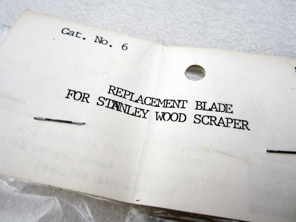 NOS Stanley 2-3/4″ Cabinet Scraper Replacement Blade No. 80 England