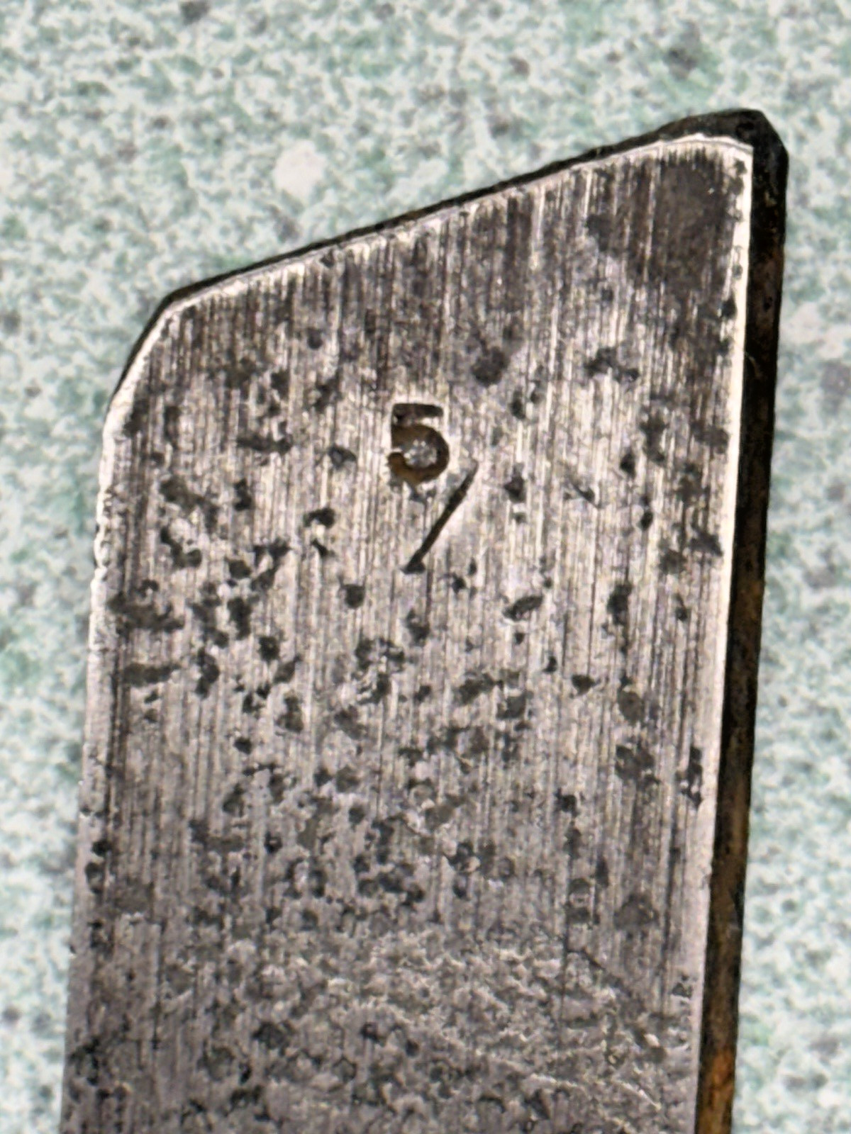 Original 5/8” Inch Stanley No 46 Cutting Iron Blade Cutter RARE