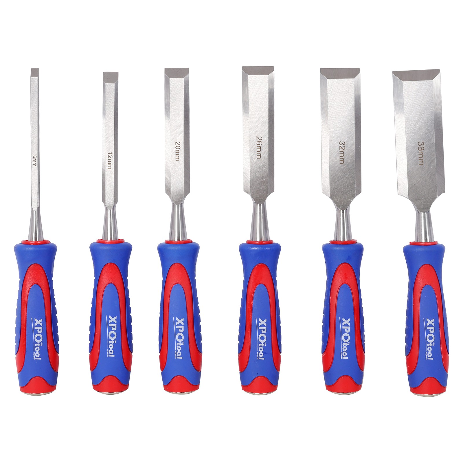 10Pc Wood Chisel Set with Sharpening Stone, Honing Guide, 6 Chisels