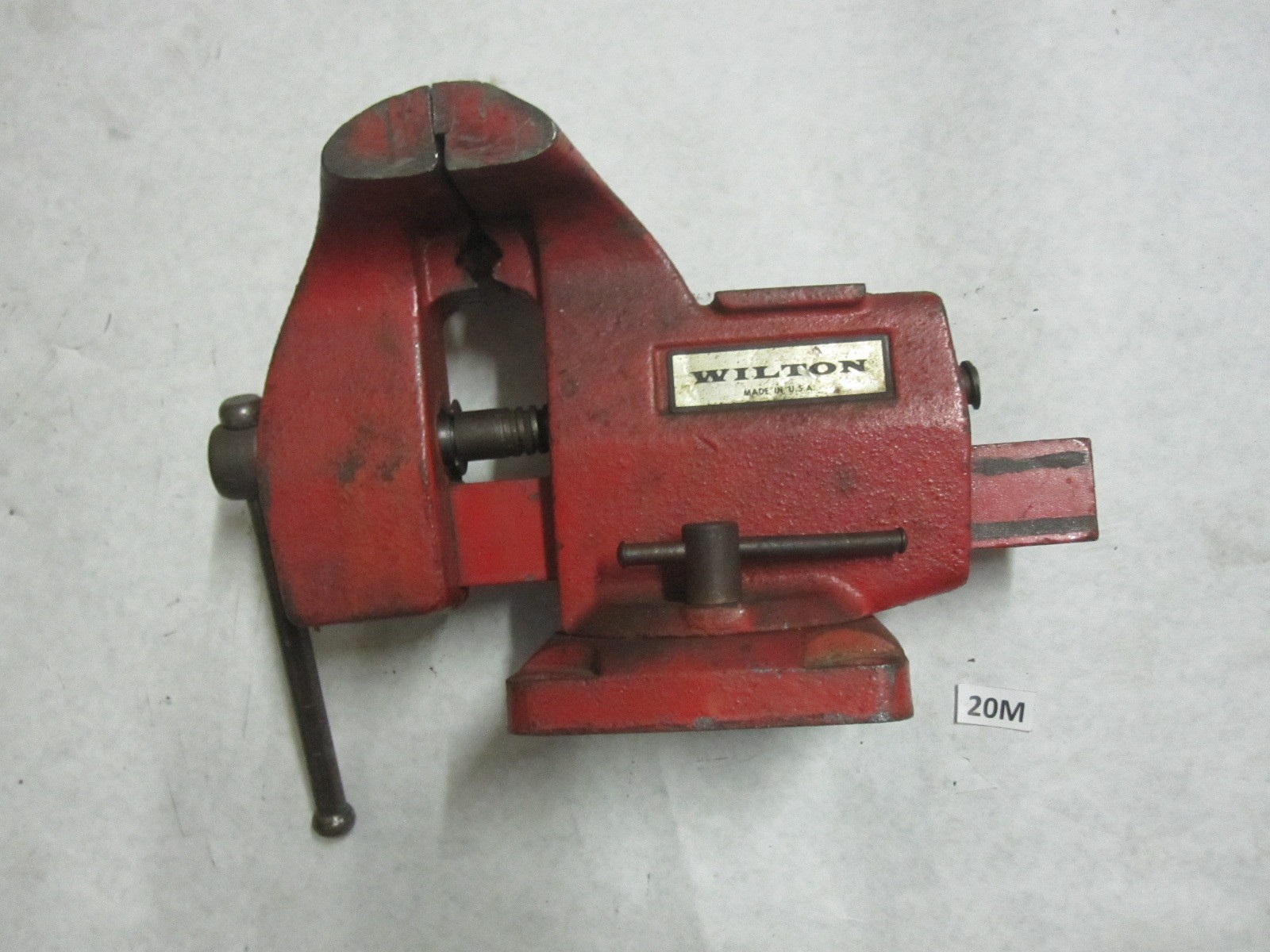 Wilton 5” Bench Vise Swivel Base USA Made Vintage Garage Duty Shop Vise