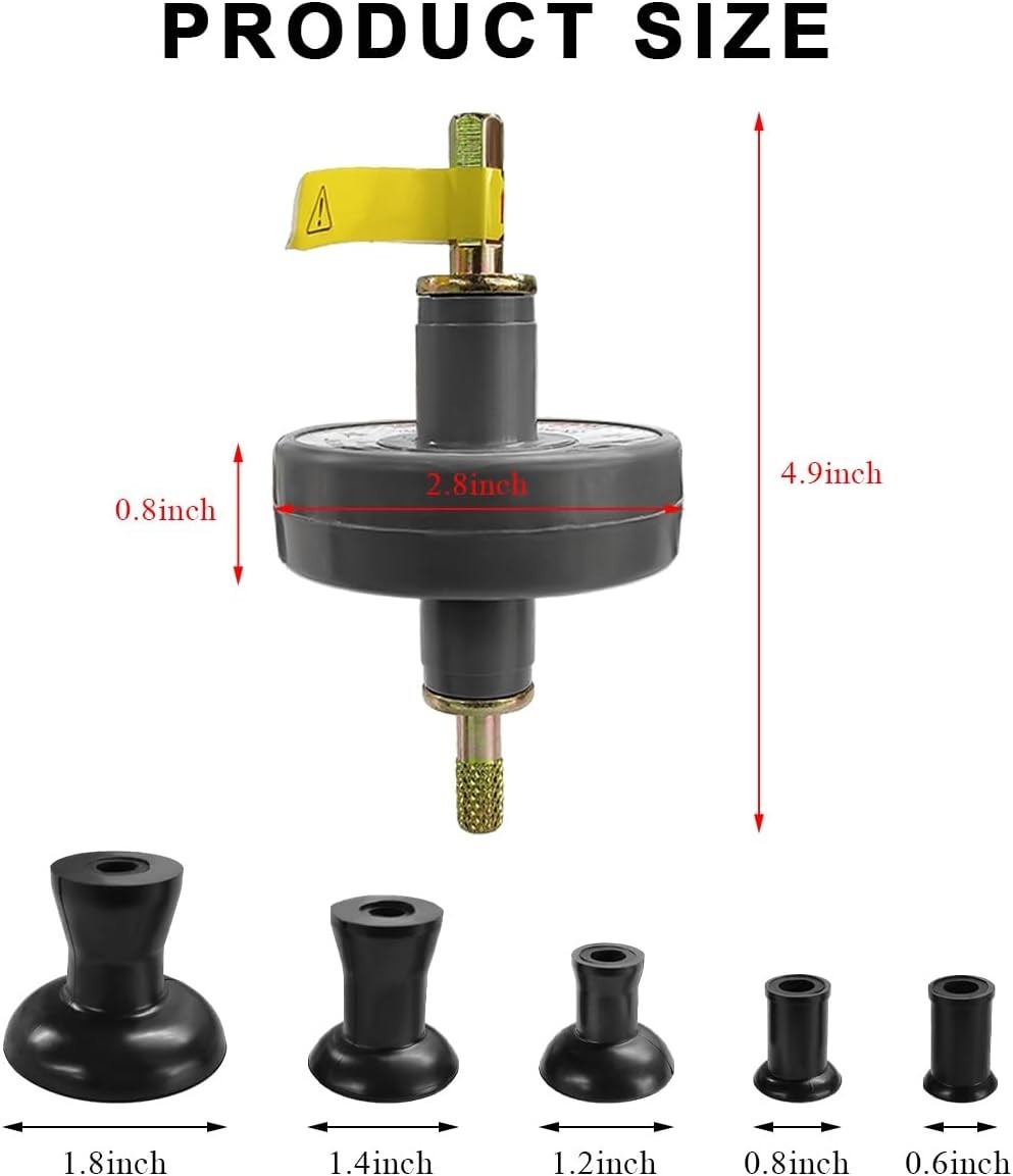 Small Engine Valve Lapping Kit with 5 Suction Plates, 1000rpm to 1250rpm Lapp…