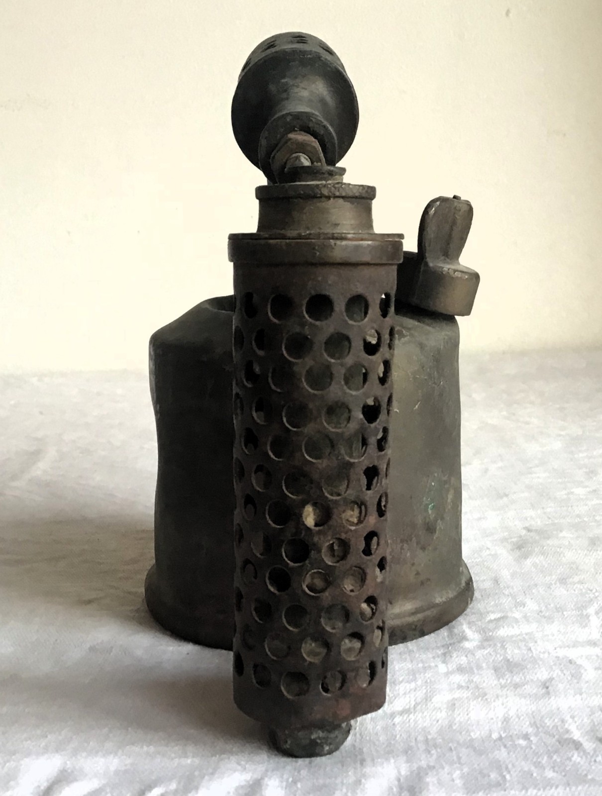 Vintage/Antique F.J Vesta Paris Brass Blow Torch/Lamp SGDG.