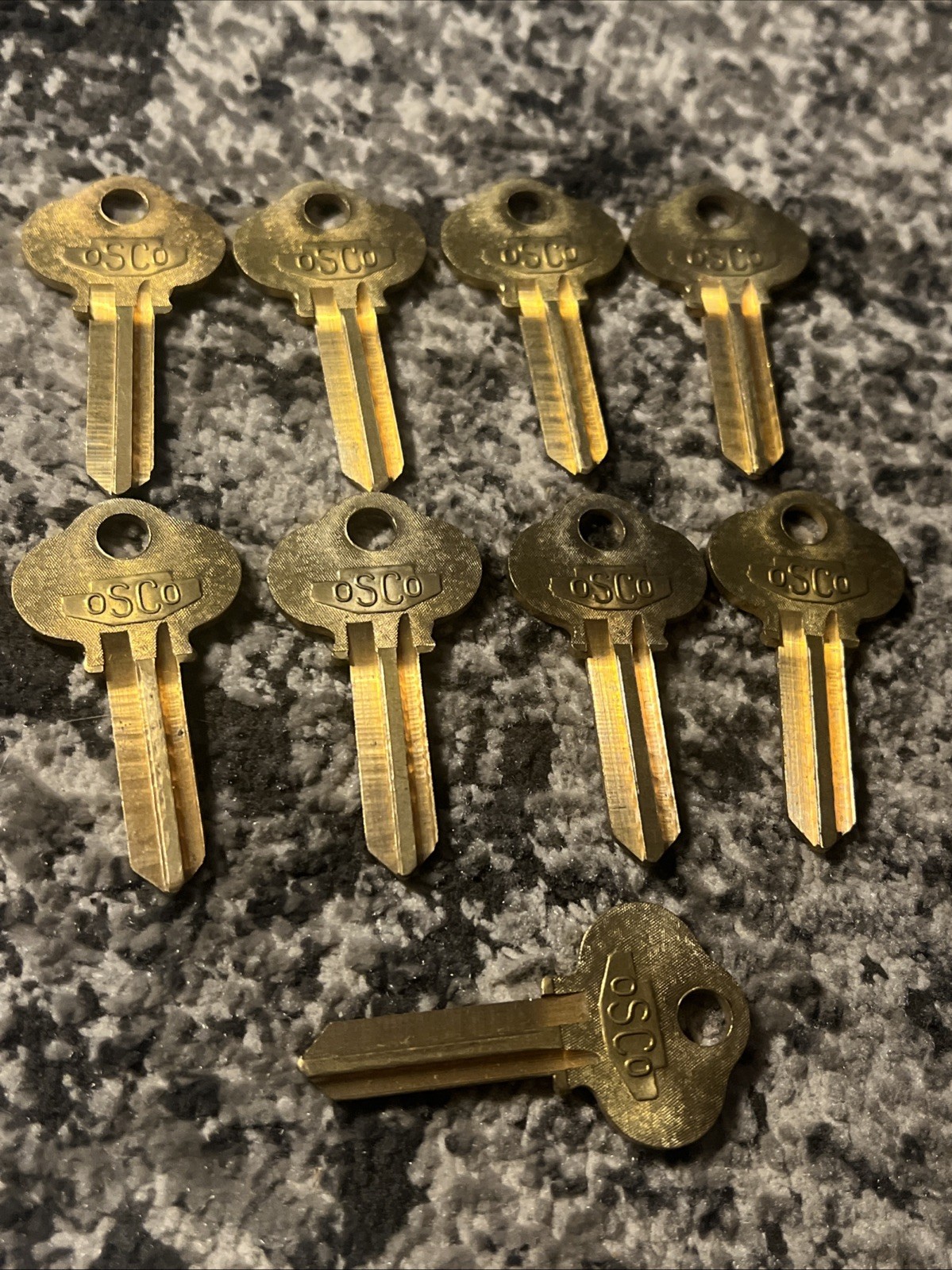 OSCO Ilco 1009 Key Blank Fits Sargent locks 265R 48 S1 Lot of 9