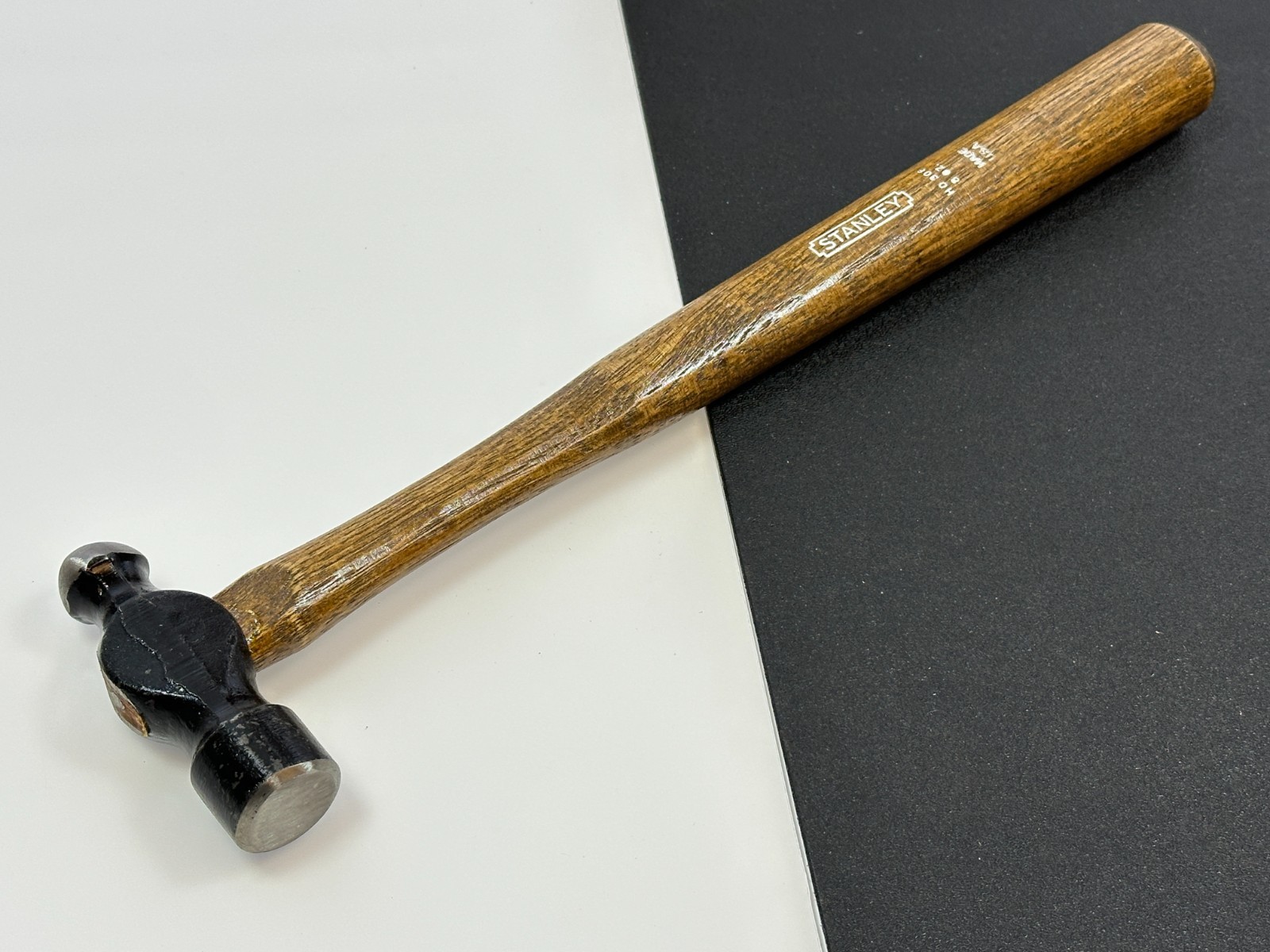 Stanley Tools USA Made HO308 Ball Peen Hammer 8oz Wood Handle, NOS New Old Stock