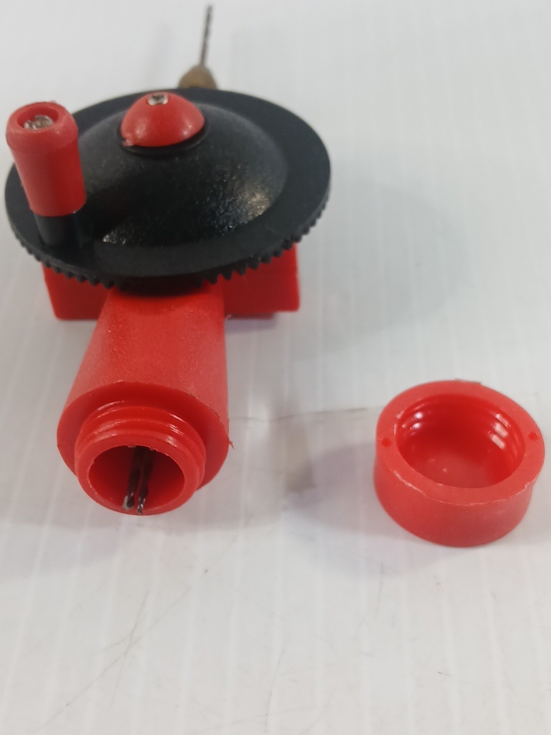 Small Mini Hand Drill With Bits, Red And Black Pre-owned Tools For Craft Work
