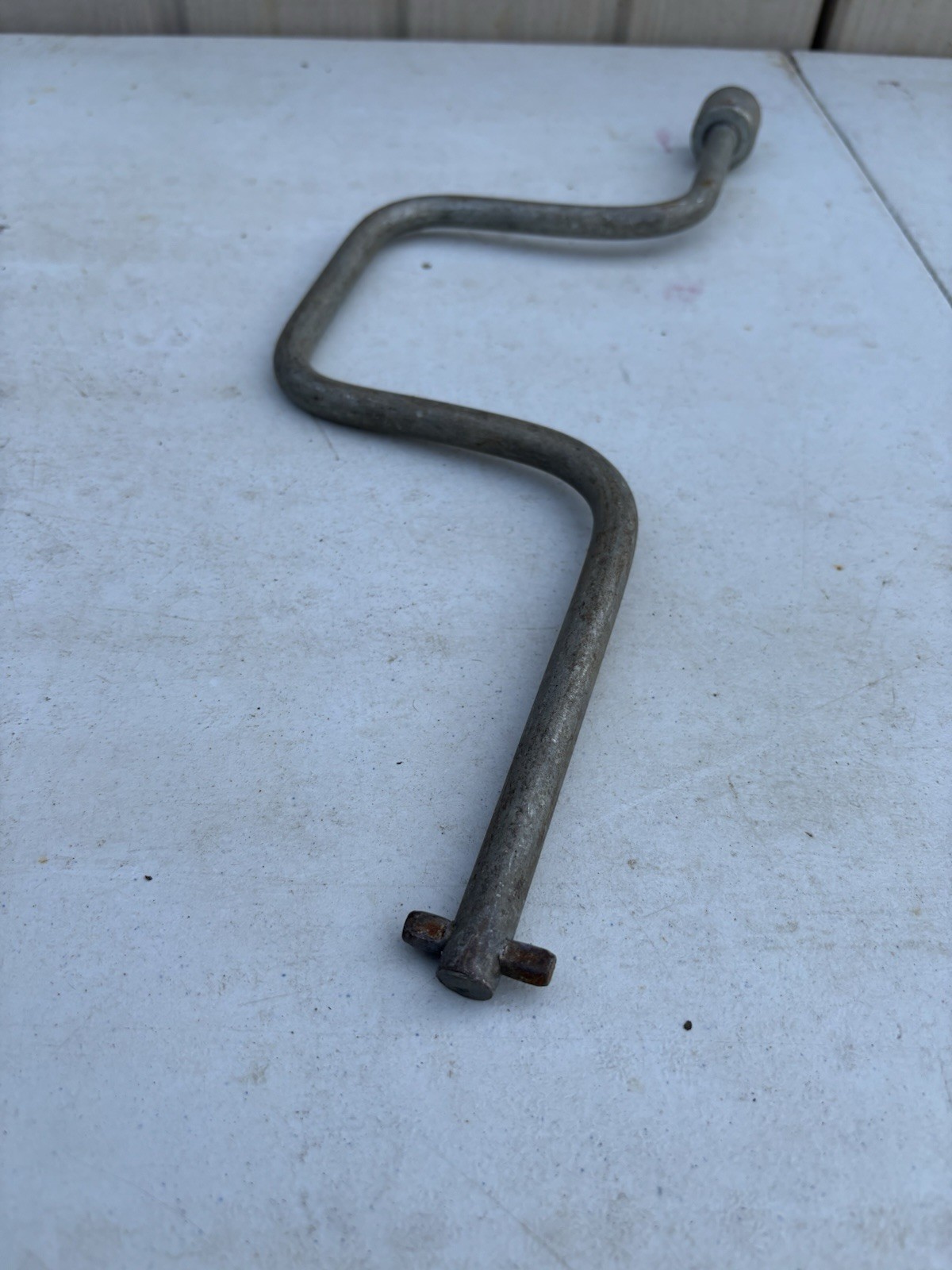 Vintage Combined Scissor Jack Handle Wheel Brace, Fits 3/4AF And 19mm Size Nuts
