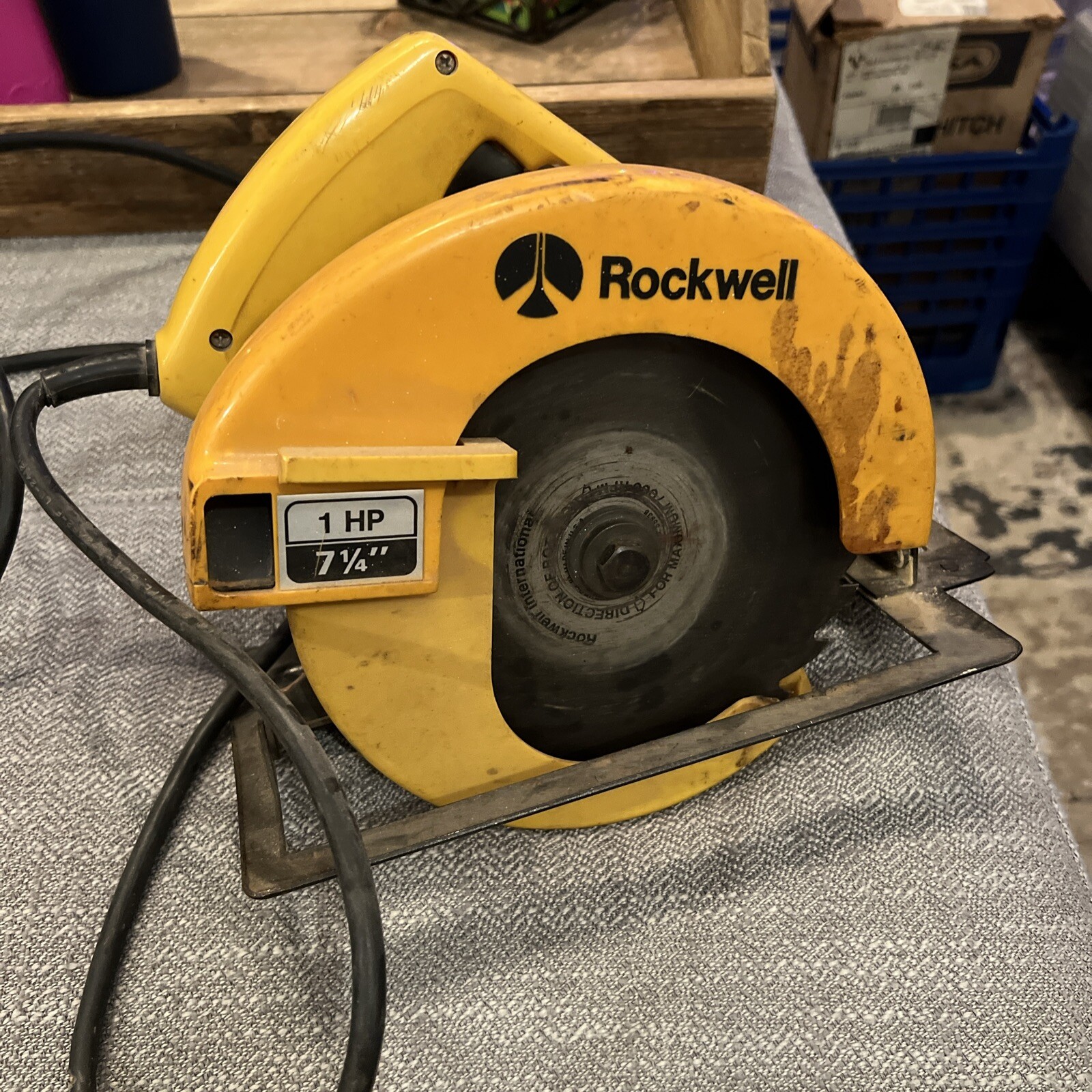VINTAGE ROCKWELL TOOLS 7-1/4″ CIRCULAR SAW, Model 4500 Type 1