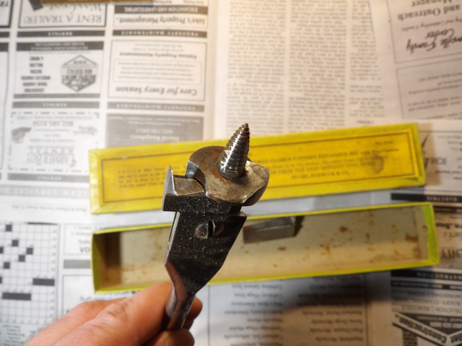 Craftsman Clark’s Pattern Expansive Expansive Bit Sears Roebuck No 4193