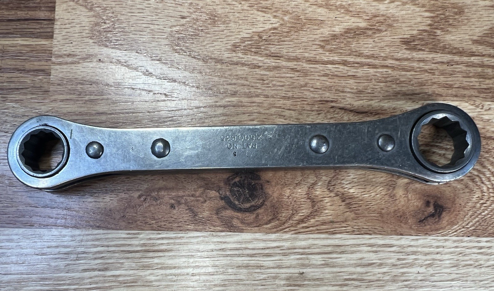 Herbrand USA 3828 Double End Ratcheting Box-End Wrench 3/4″ 5/8” 12pt SAE