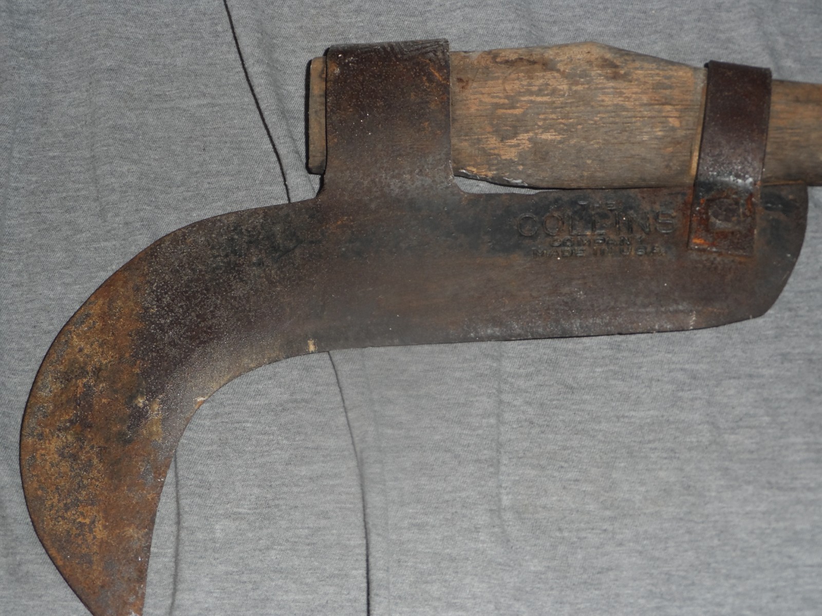 ANTIQUE Collins Company Brush/Fire Axe-Looks All Original-USA-1930? 1940s?