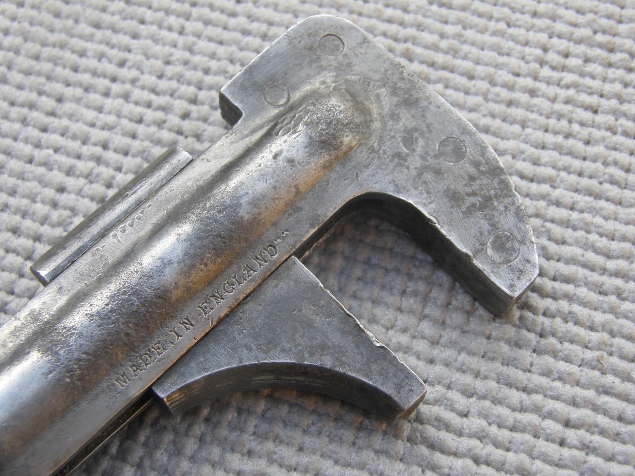 ANTIQUE WRENCH ADJUSTABLE SPANNER “ECCO” 7″ BY ABINGTON ENGLAND c1909.