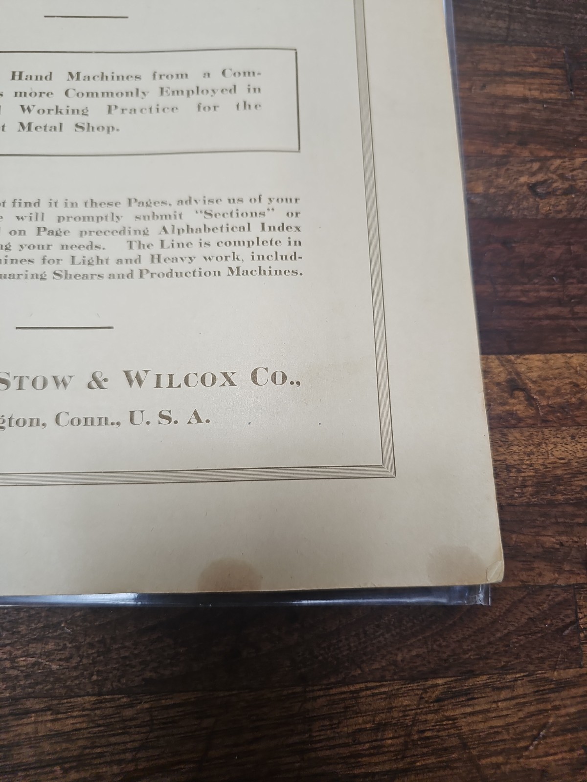 A94- 1929 orig. PEXTO MACHINES & TOOLS FOR SHEET METAL CATALOG TINSMITH