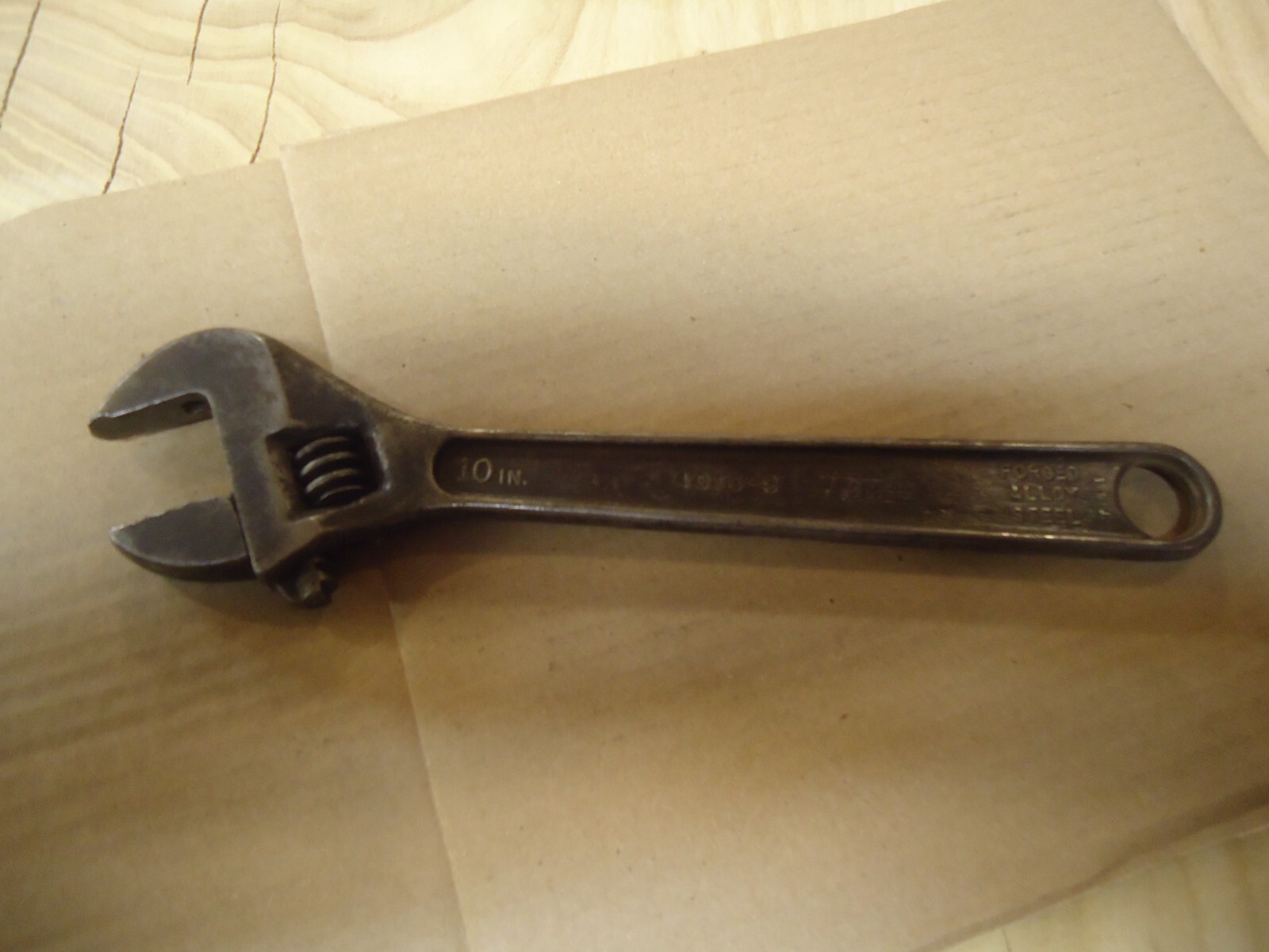 Vintage Penens Corp Chicago USA 4010-S Fleet 10 ” Adjustable Wrench