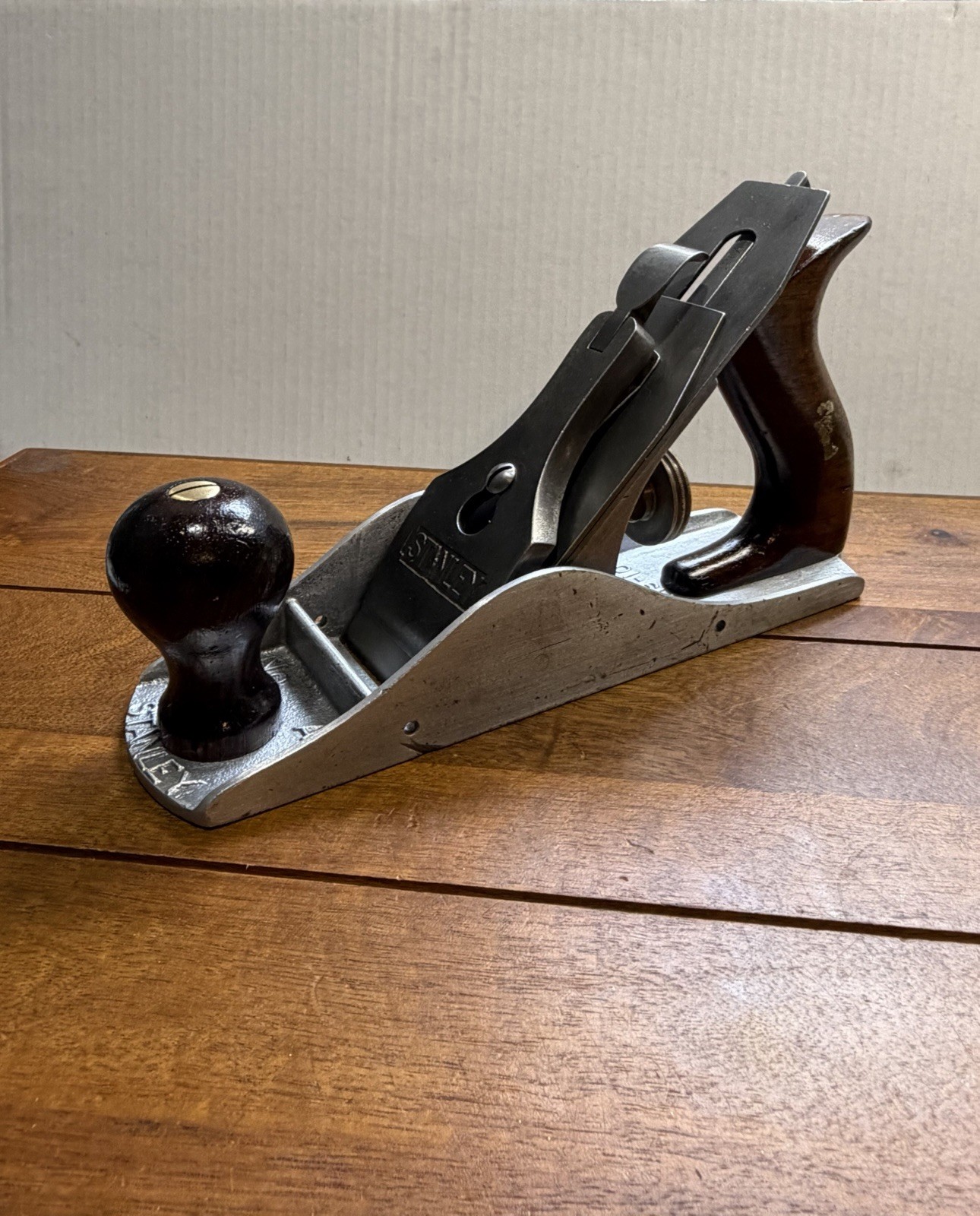 Rare Vintage Stanley No.A4 Aluminum Body Smoothing Plane 1925-1935 Sweet Heart