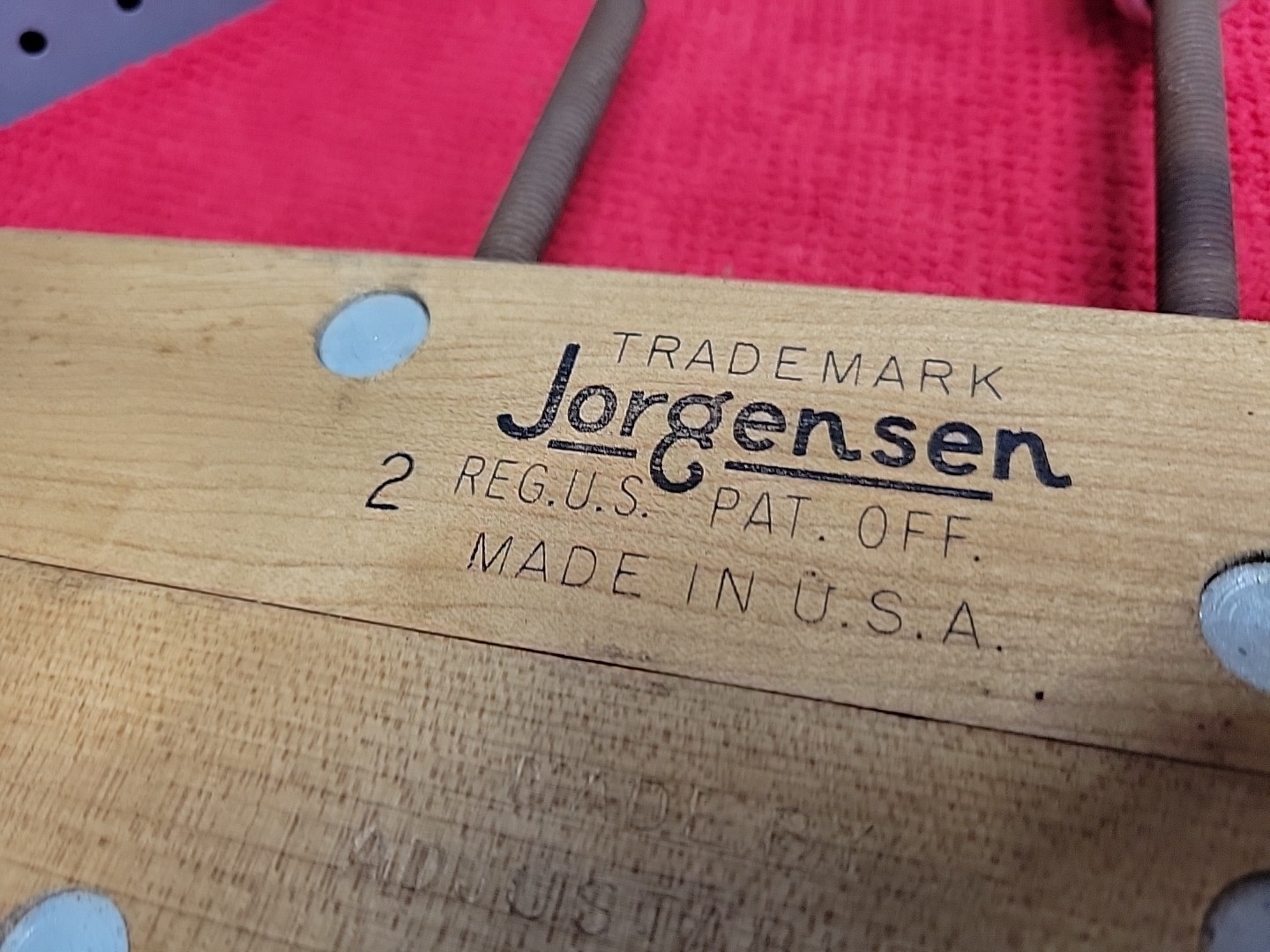 Vtg Jorgensen Wooden Handscrew Clamp 12” Adjustable Clamp Co Chicago USA 🇺🇸
