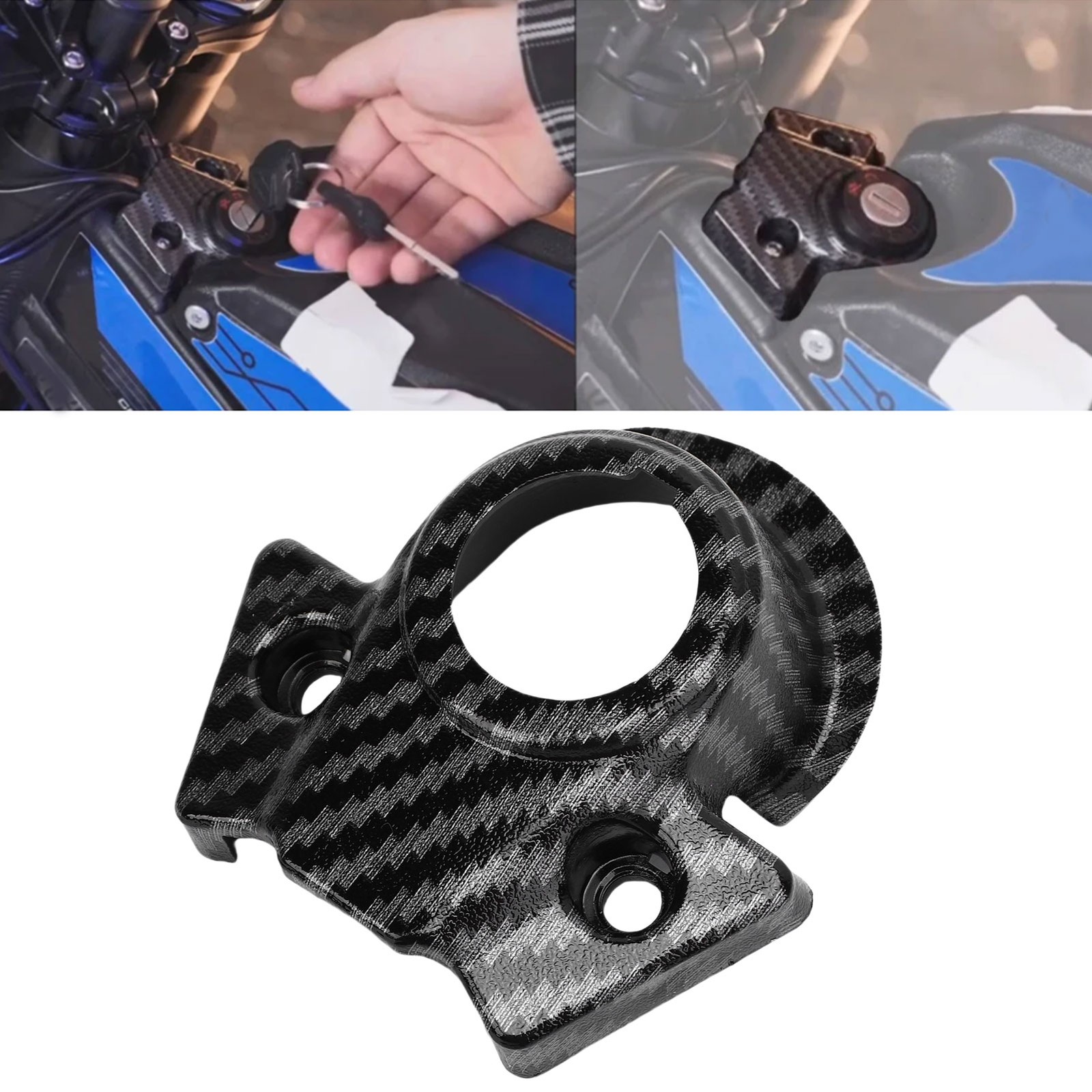 Motorcycle Central Control Decorative Cover Stylish Motorcycle Ignition Key IFGR