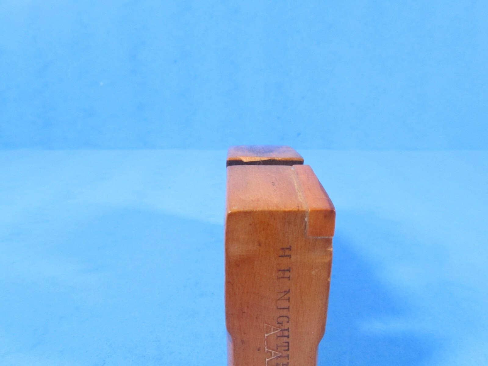 showy solid boxwood w boxing 3/4″ circular wood rabbet molding plane 3-3/4″ long