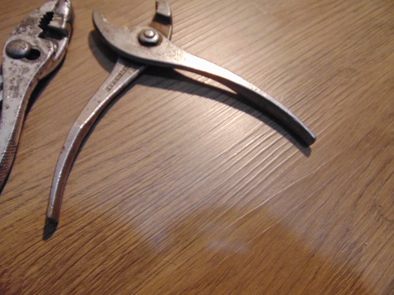 Vintage Diamond Calk & Horseshoe 6″ Unbranded Slip Joint Pliers W Bonus USA Tool