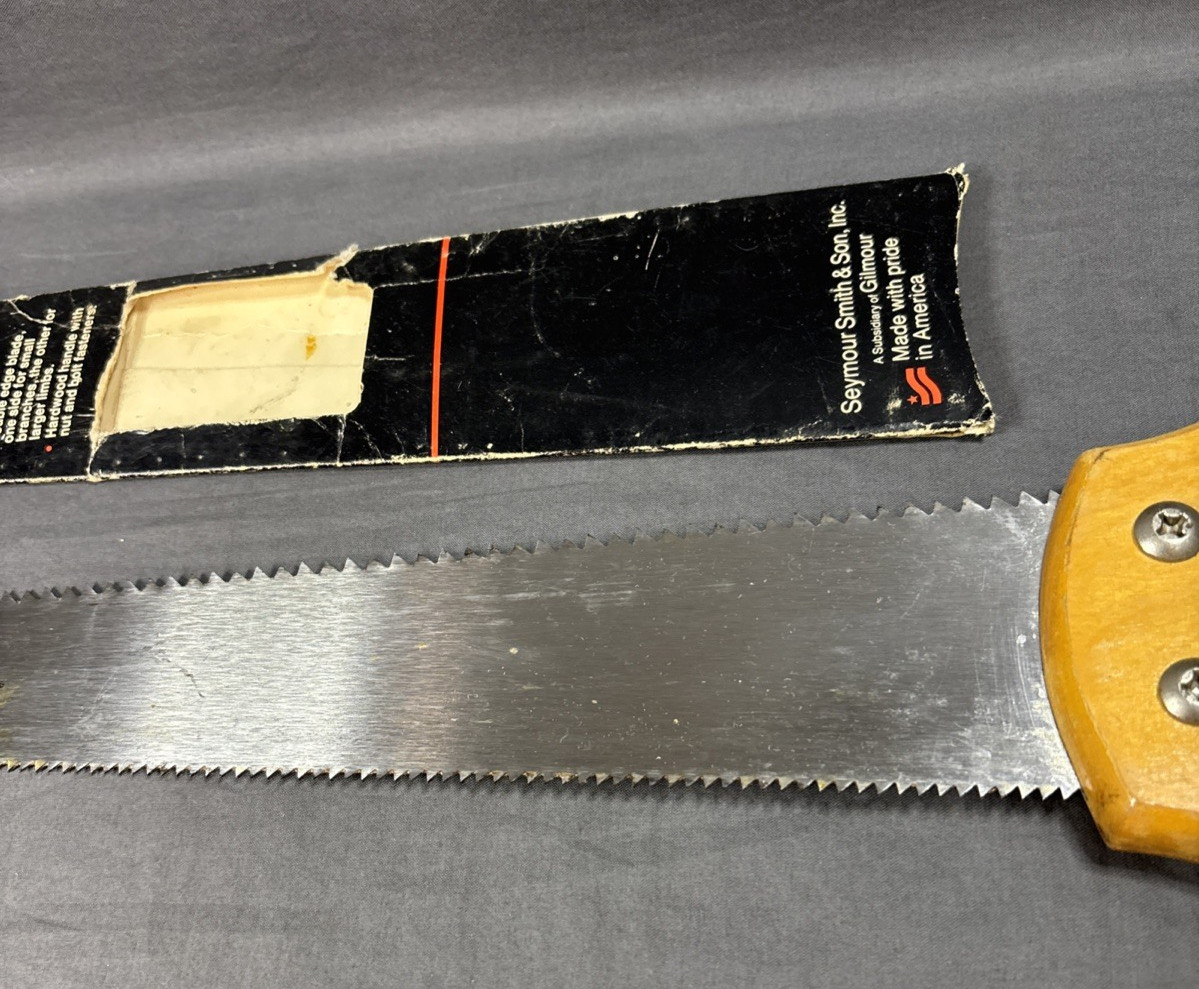 Vintage Snap Cut – Double Edge 18″ blade Pruning Saw – Seymour Smith & Son