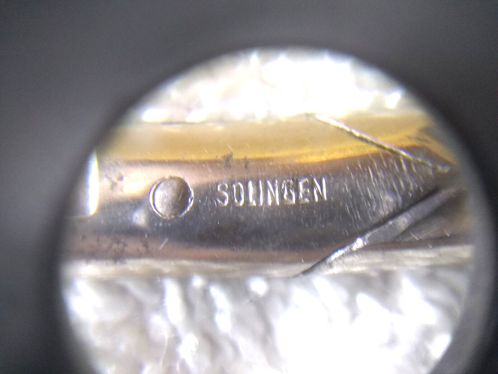 Solingen Pointed Blade Scissor Made Germany 4″ Great Vintage Condition